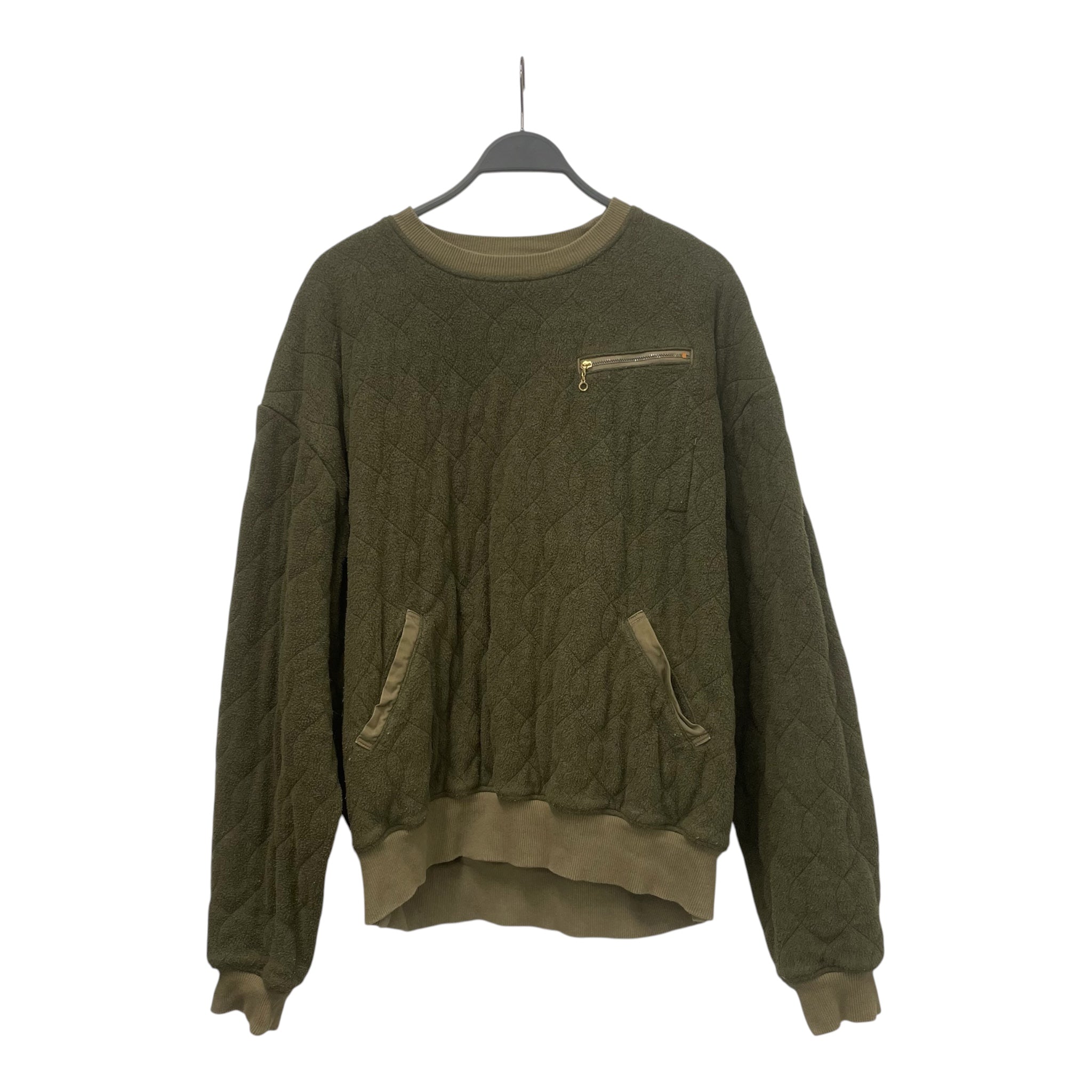 KAPITAL/Sweatshirt/4/GRN/FLEECESTITCH view 1