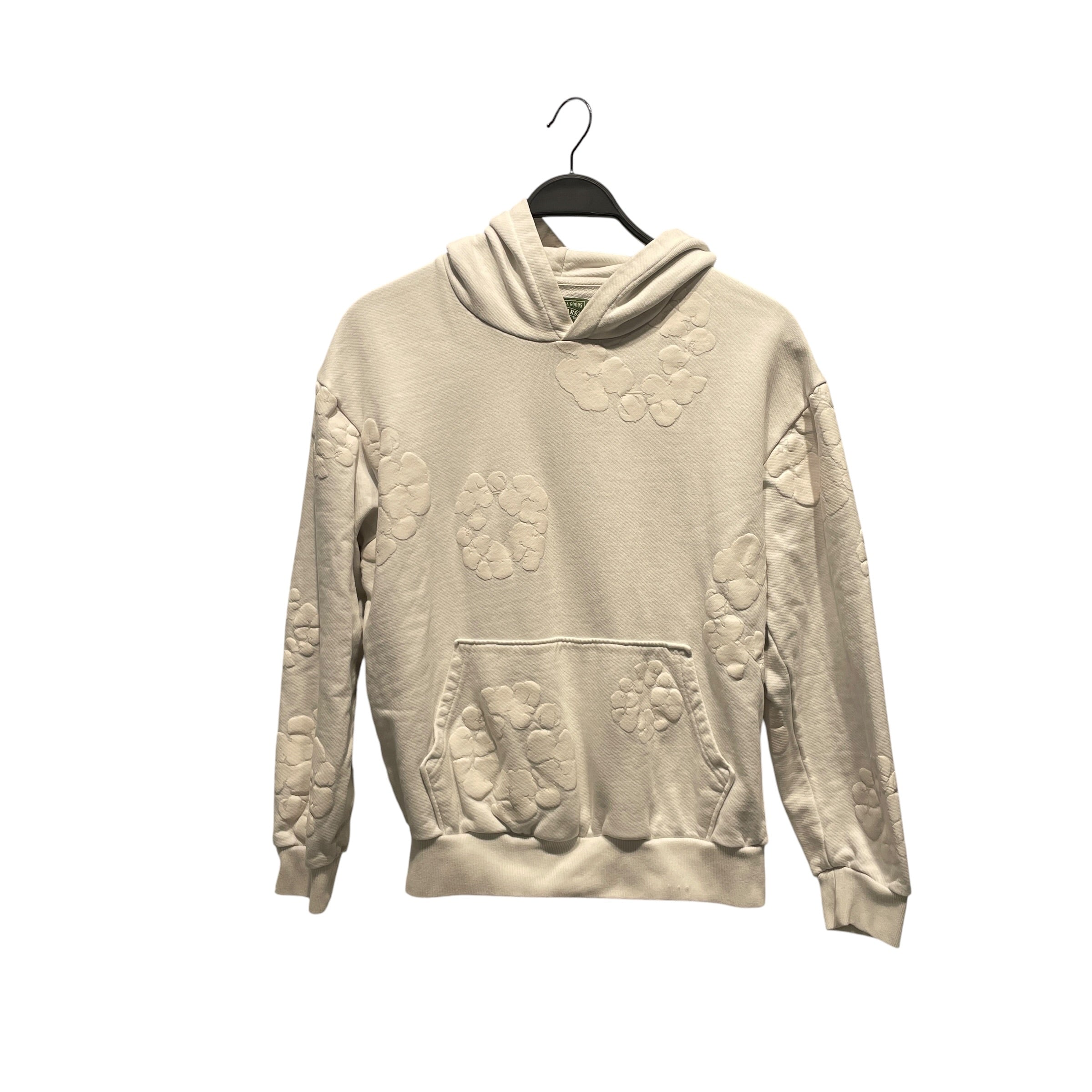 DENIM TEARS/Hoodie/M/All Over Print/Cotton/WHT/ view 1
