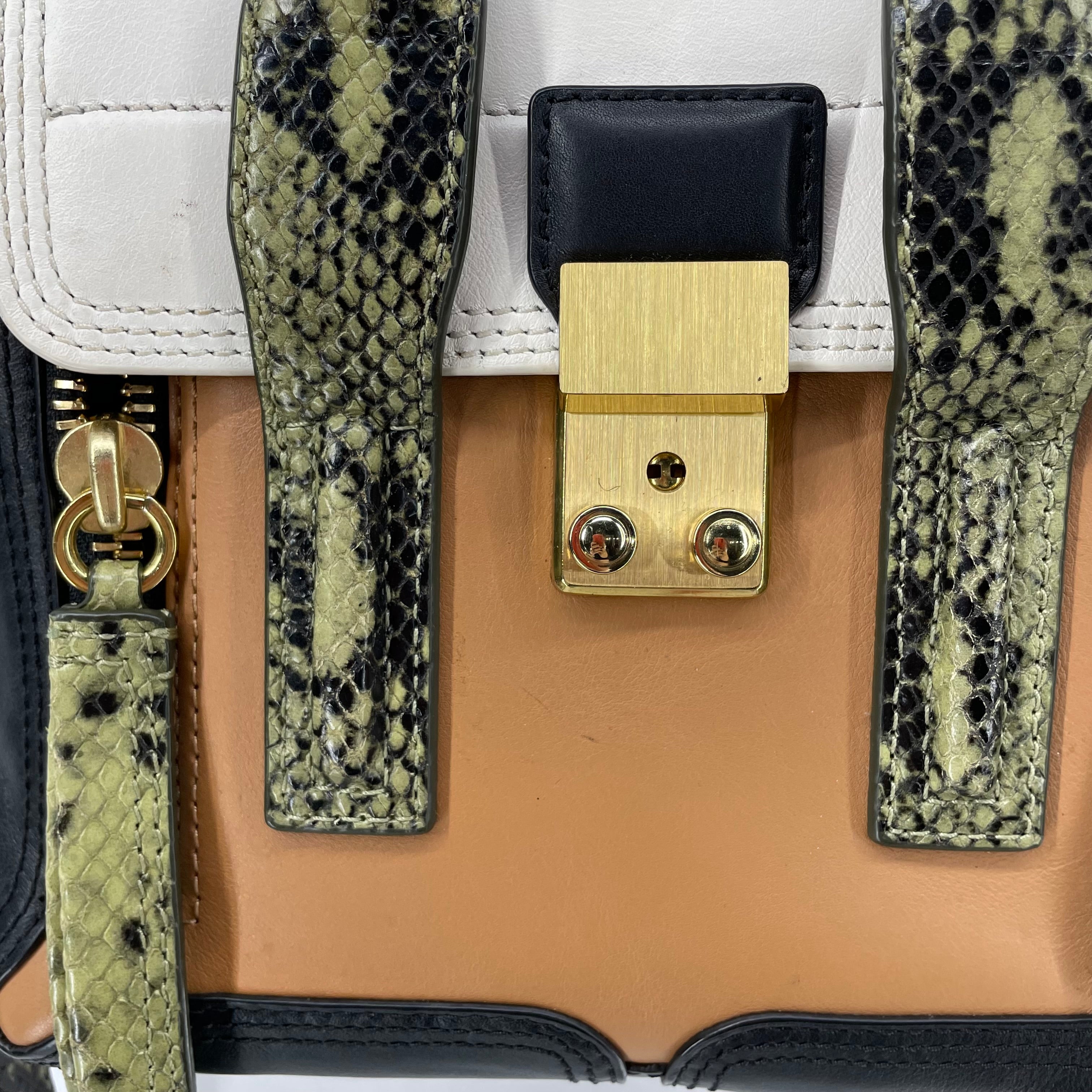 3.1 phillip lim/Cross Body Bag/Animal Pattern/Leather/BLK/SNAKESKIN PASHI view 8