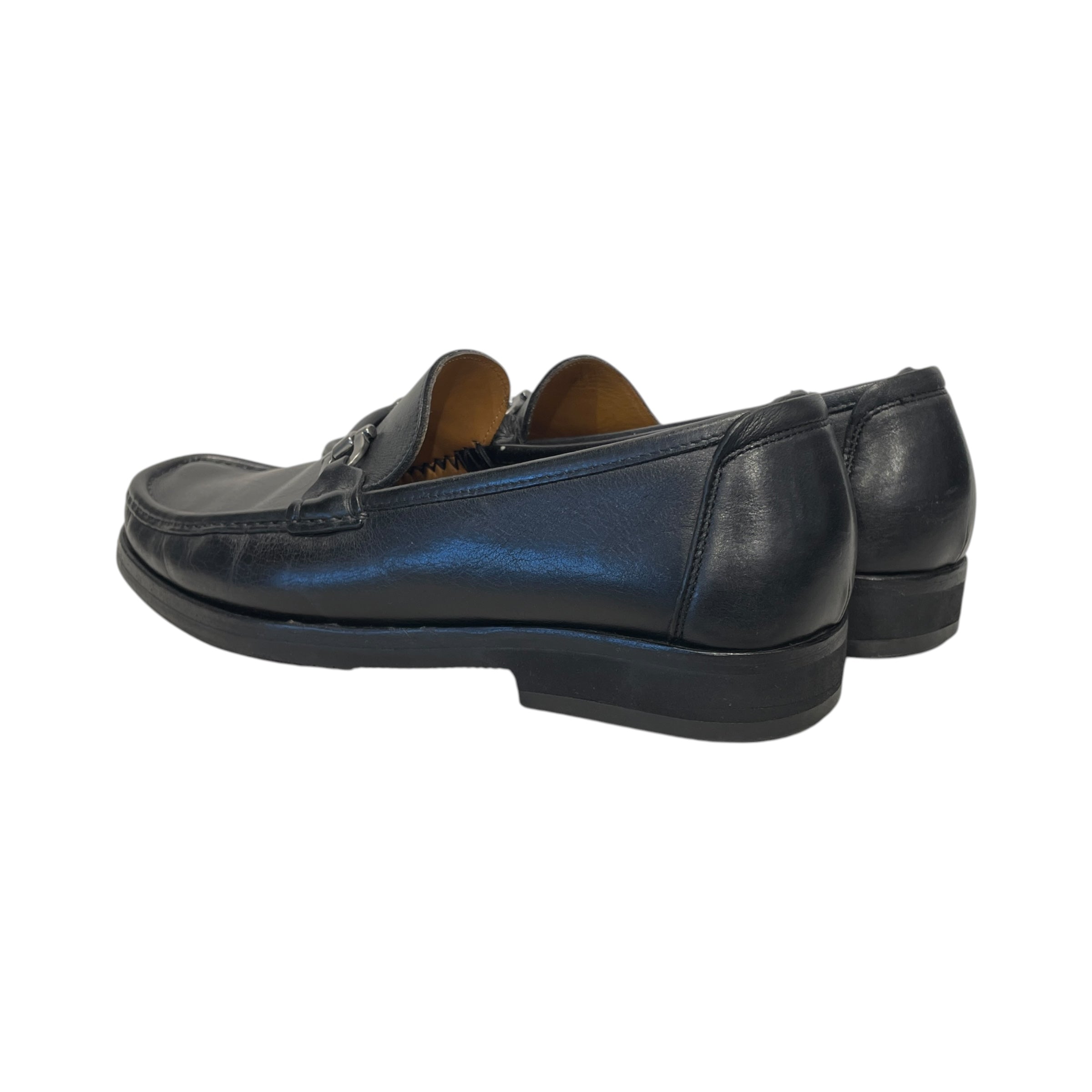 Salvatore Ferragamo/Loafers/US 9/Leather/BLK/VIBRAM SOLED HORSEBIT LOAFER view 2