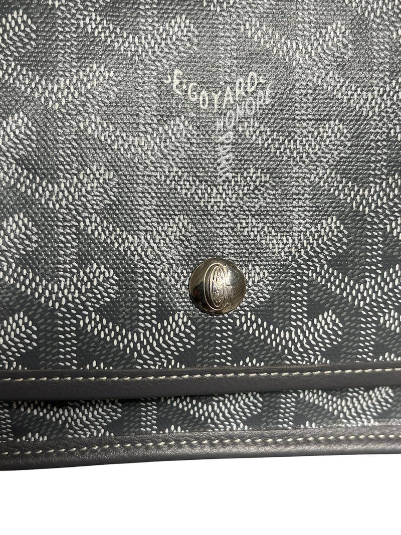 GOYARD/Bag/OS/Monogram/Leather/GRY/PLUMET POUCH