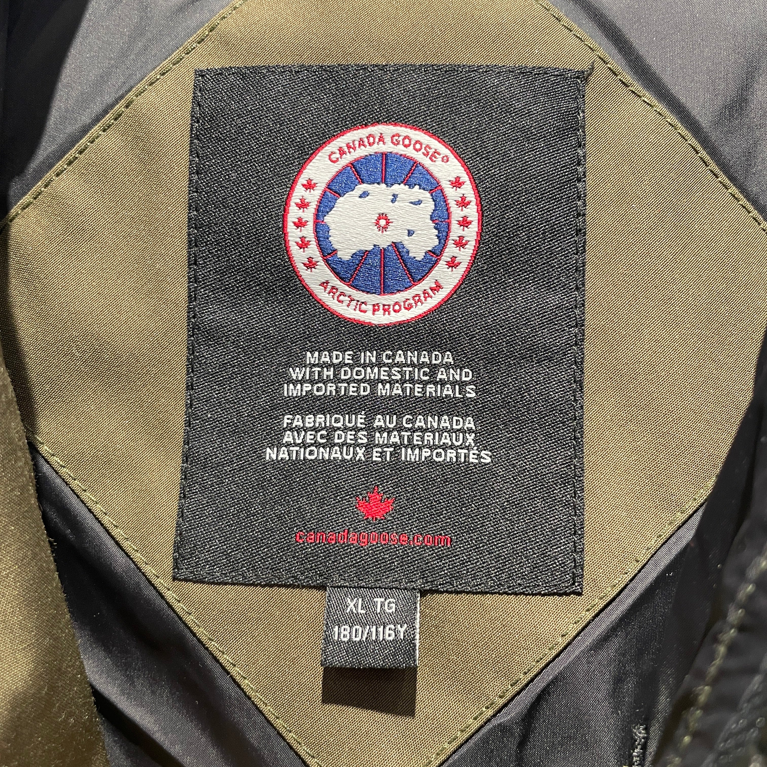 CANADA GOOSE/Puffer Jkt/XL/GRN/Double Breasted/ view 3