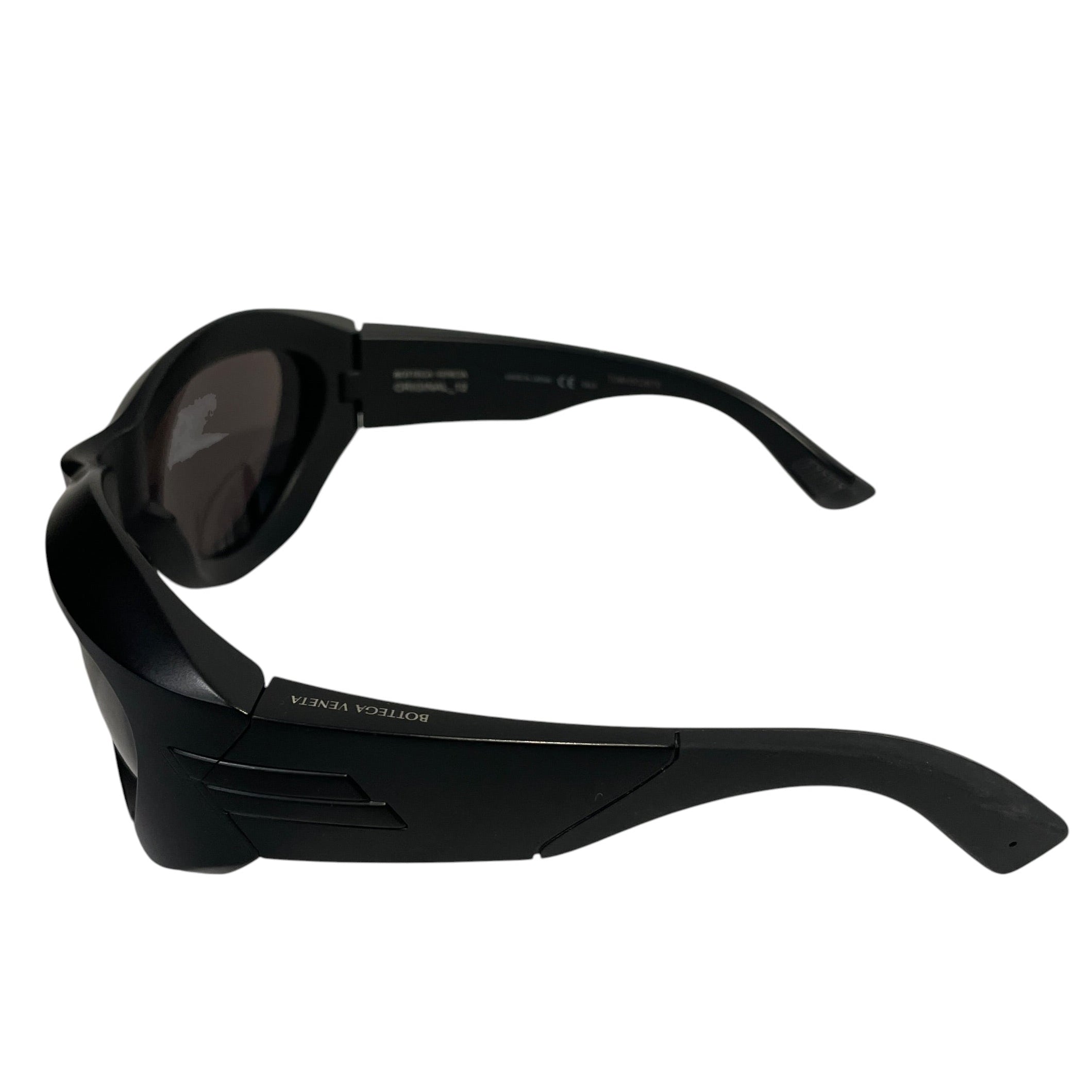 BOTTEGA VENETA/Sunglasses/Celluloid/BLK/cat glasses view 2