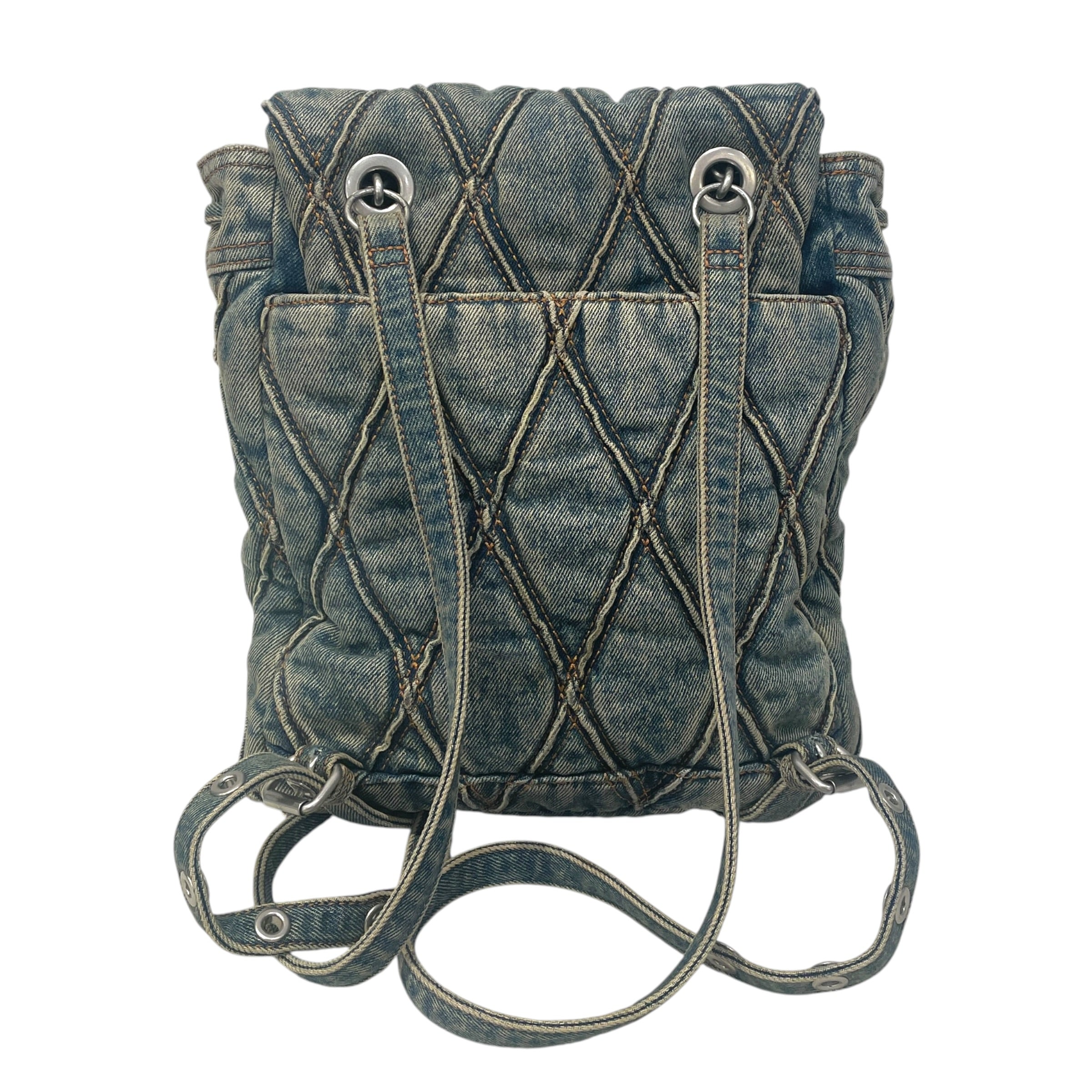 DIESEL/Backpack/Denim/IDG/Charm D view 2