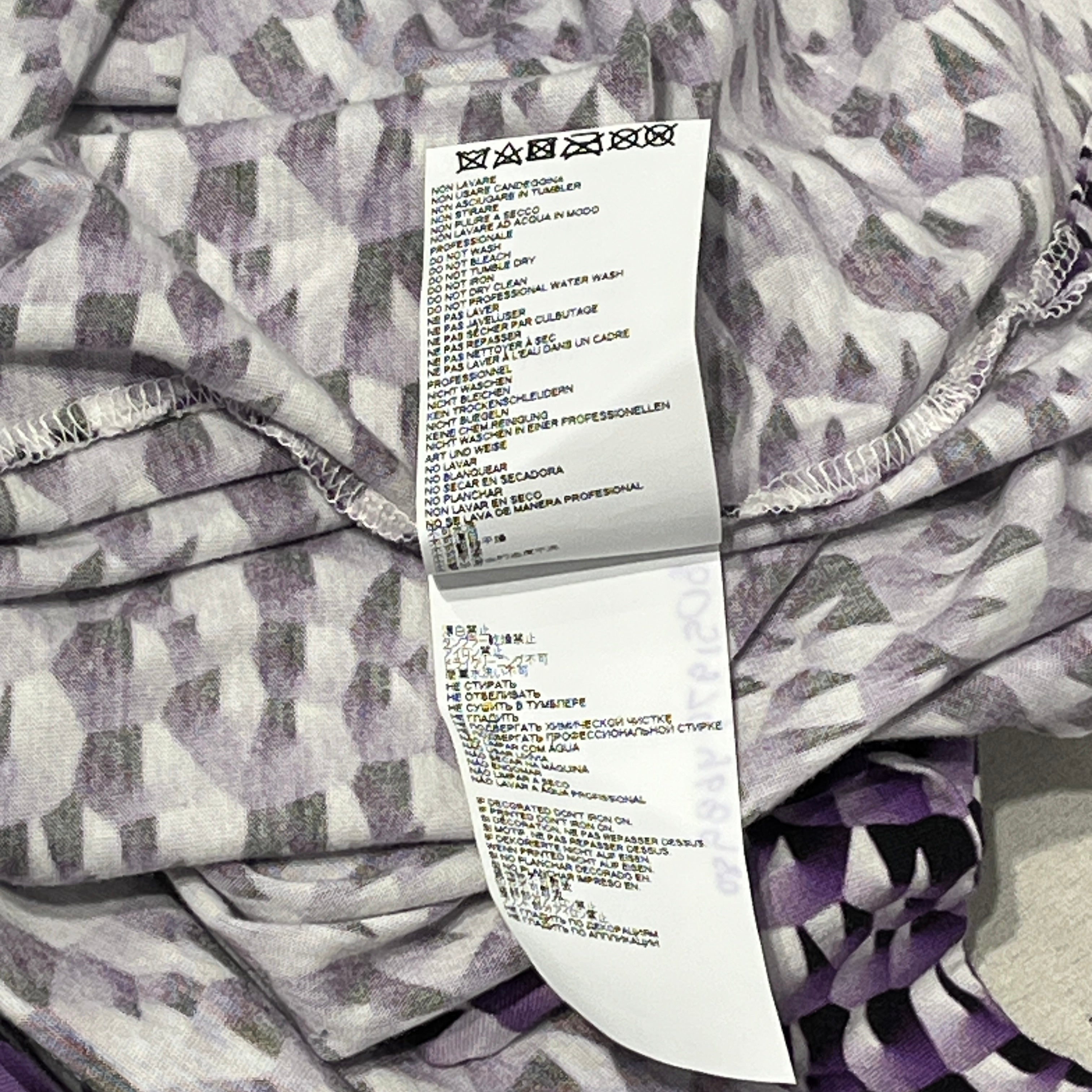 Maison Margiela/T-Shirt/M/Cotton/PPL/All Over Print/ppl geometric shape tee view 5
