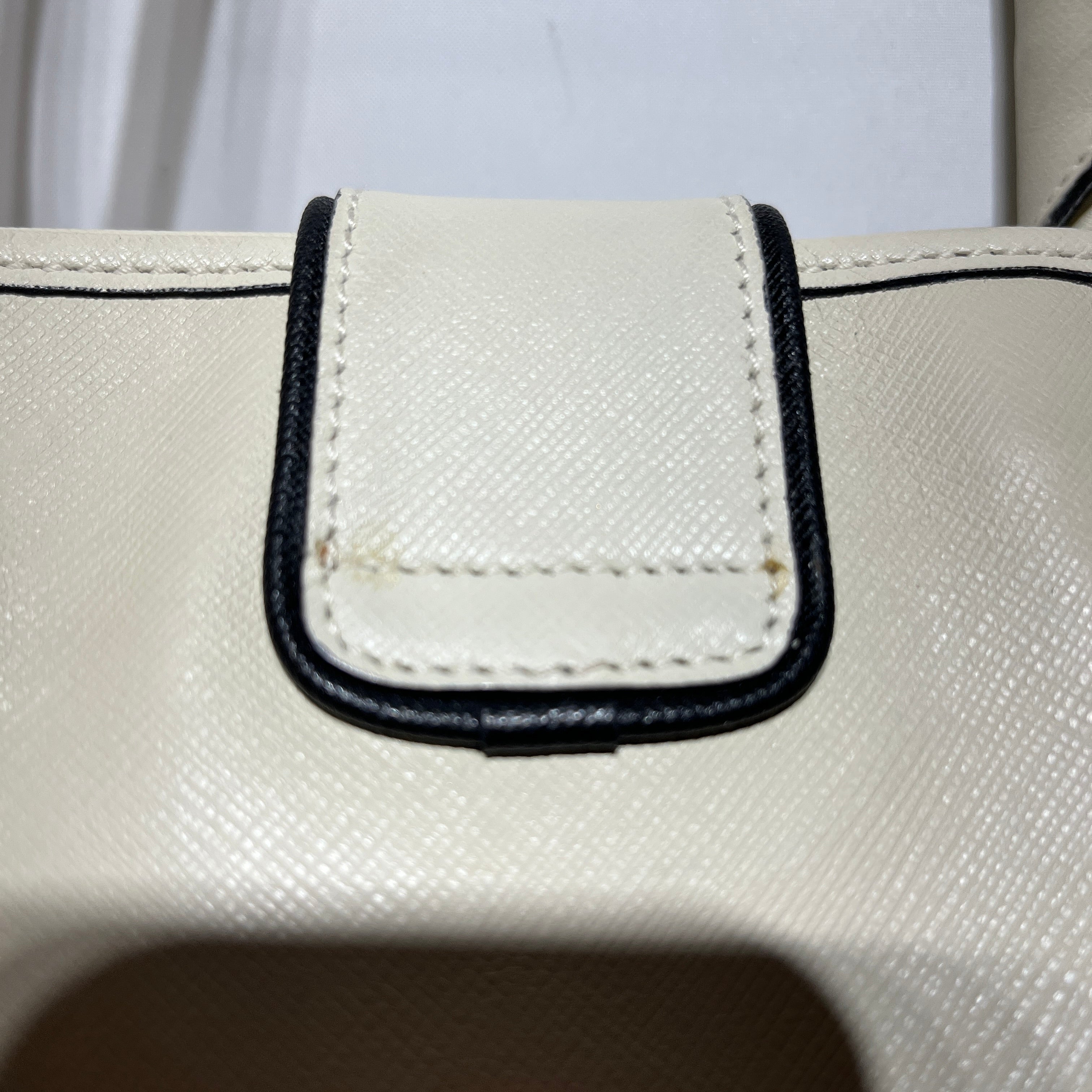 Salvatore Ferragamo/Tote Bag/Leather/WHT/RATTAN BUCKLE MINI TOTE view 12
