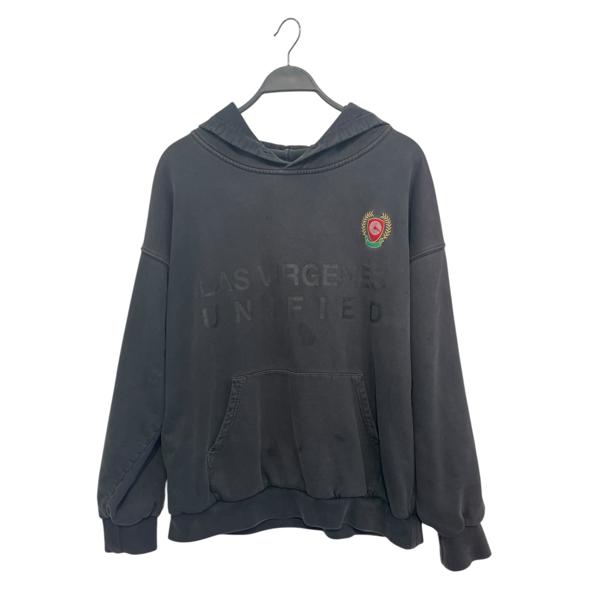 YEEZY/Hoodie/S/Graphic/Cotton/GRY/Oversize/ view 1