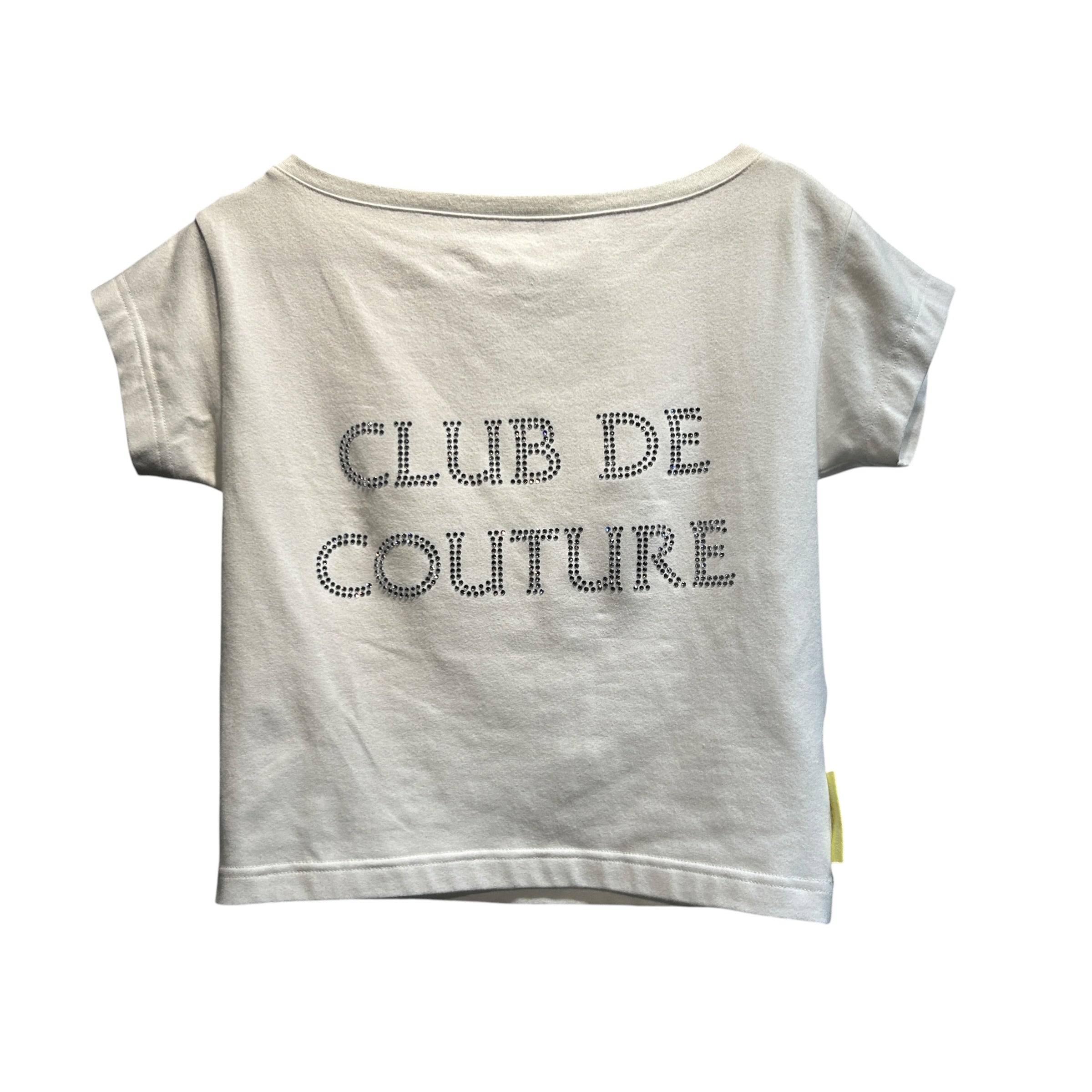 ANONYMOUS CLUB/T-Shirt/S/Cotton/WHT/club de couture view 1