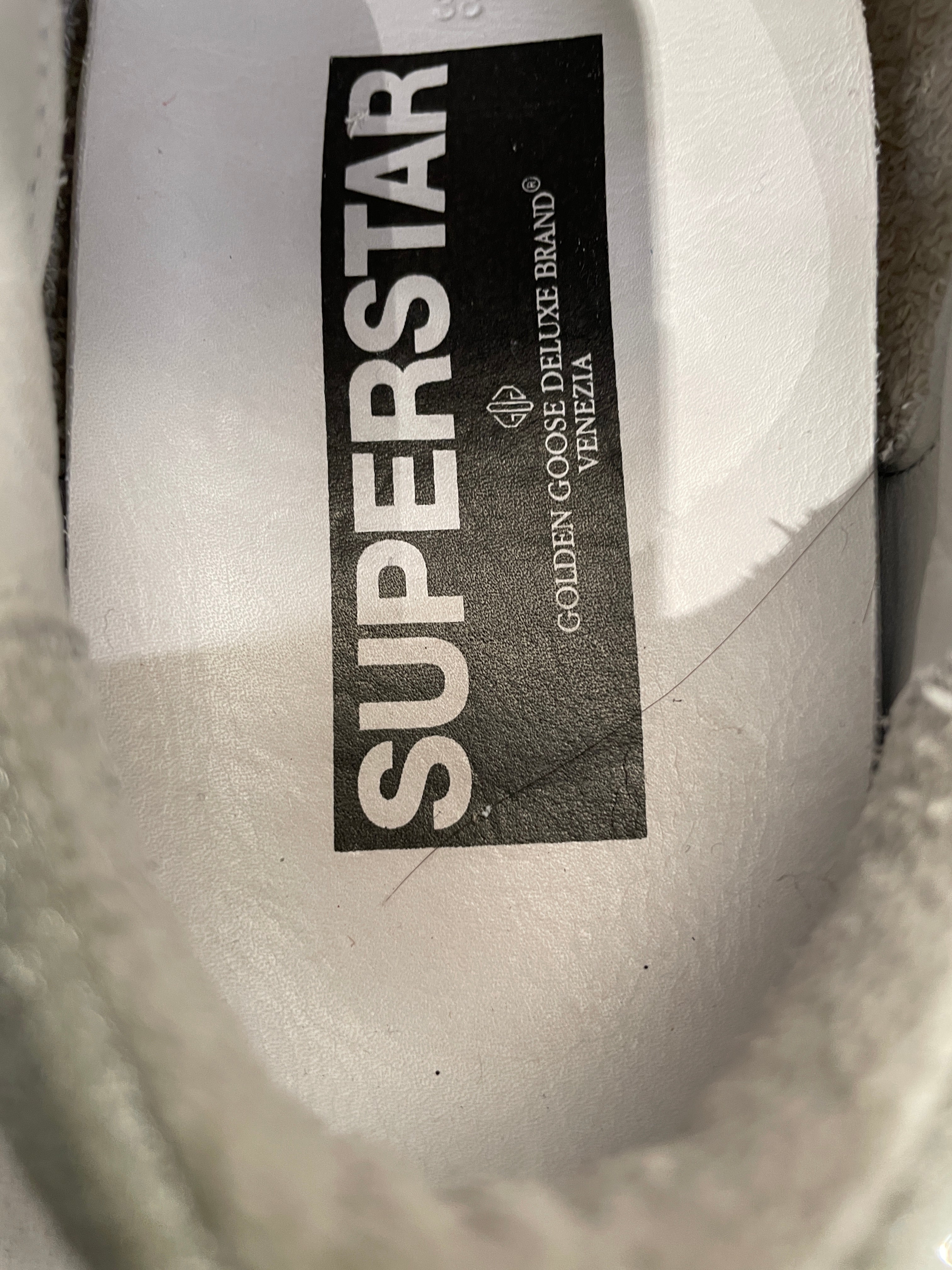 GOLDEN GOOSE/Low-Sneakers/EU 38/Leather/WHT/glitter star view 3