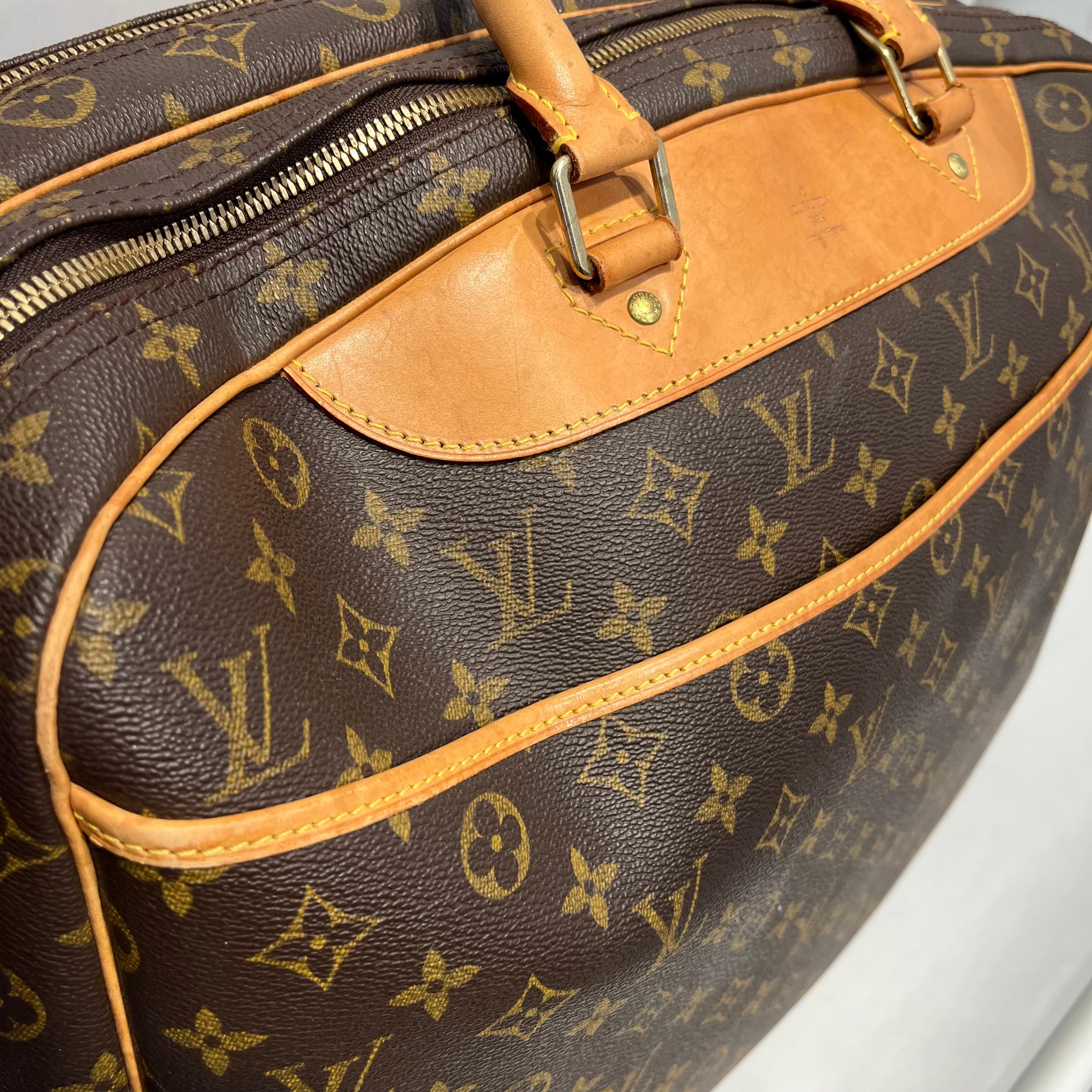 LOUIS VUITTON/Bag/Monogram/Leather/BRW/travel bag view 7