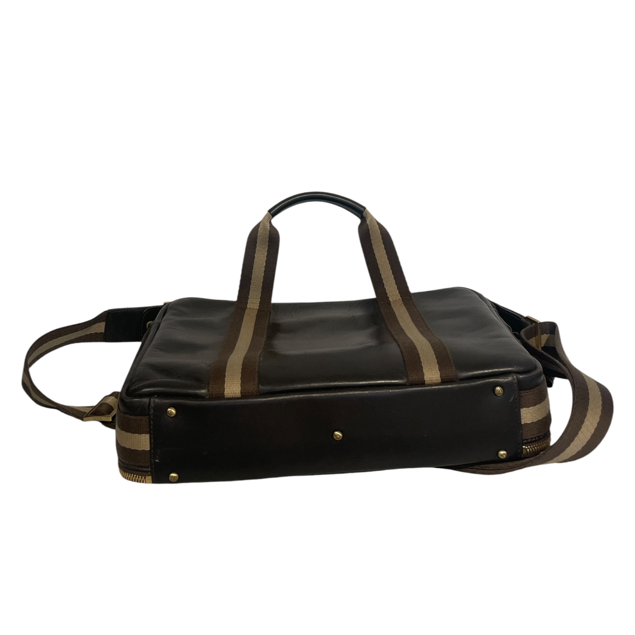 MCM/Cross Body Bag/Leather/BRW/ view 3