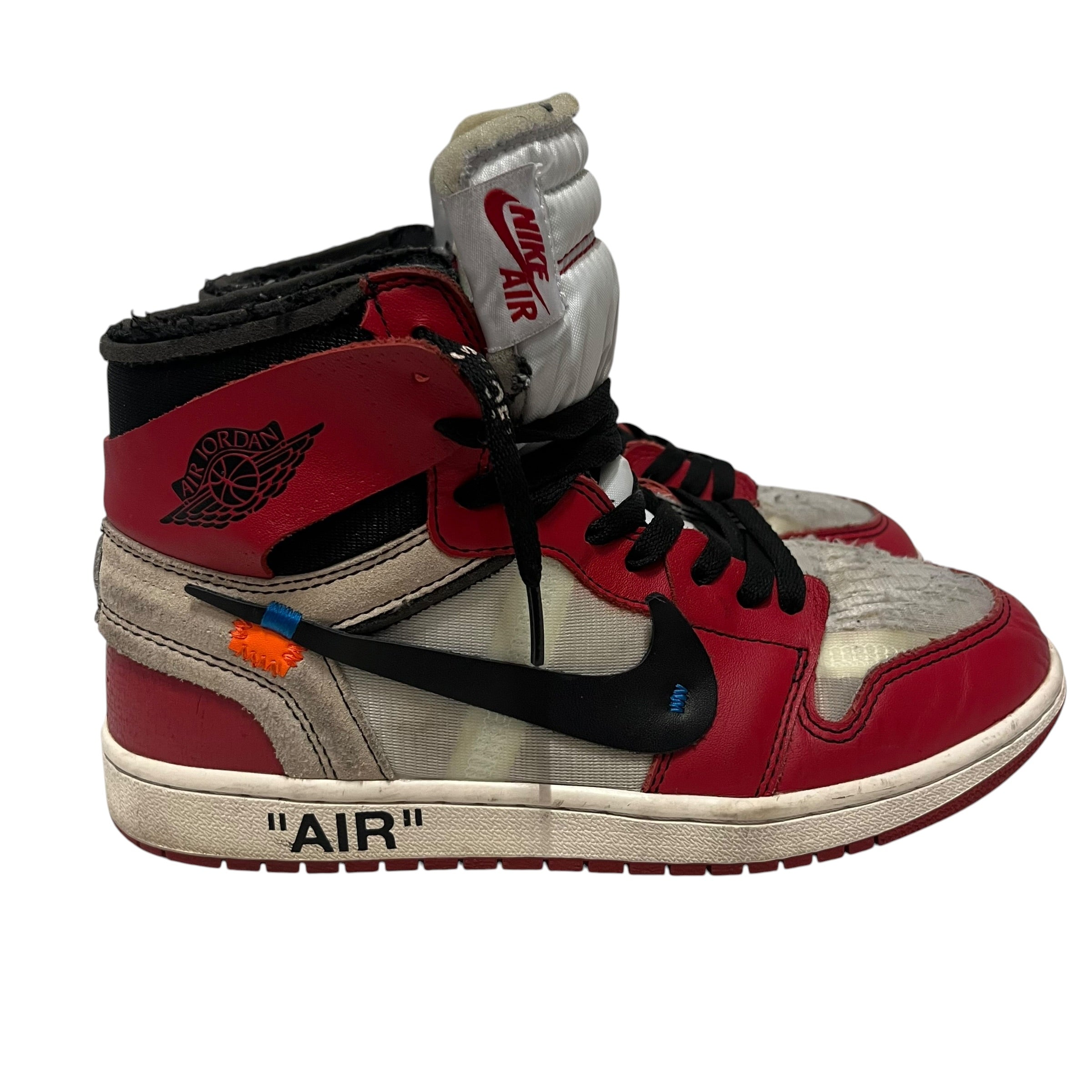 NIKE/OFF-WHITE/Hi-Sneakers/US 9.5/RED/airjordan1 view 2