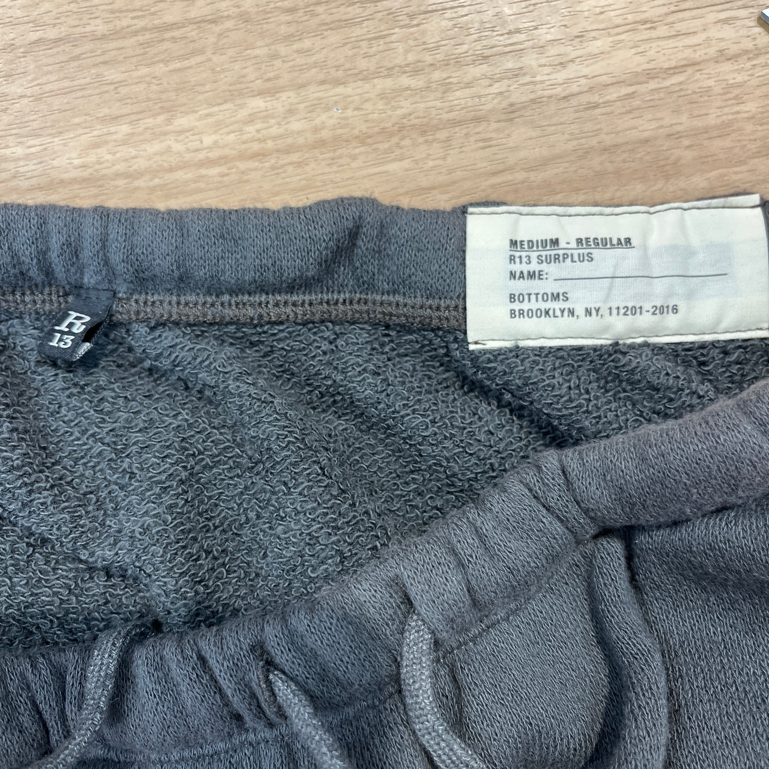 R13/Bootcut Pants/M/Cotton/GRY/Flared Sweatpant view 3