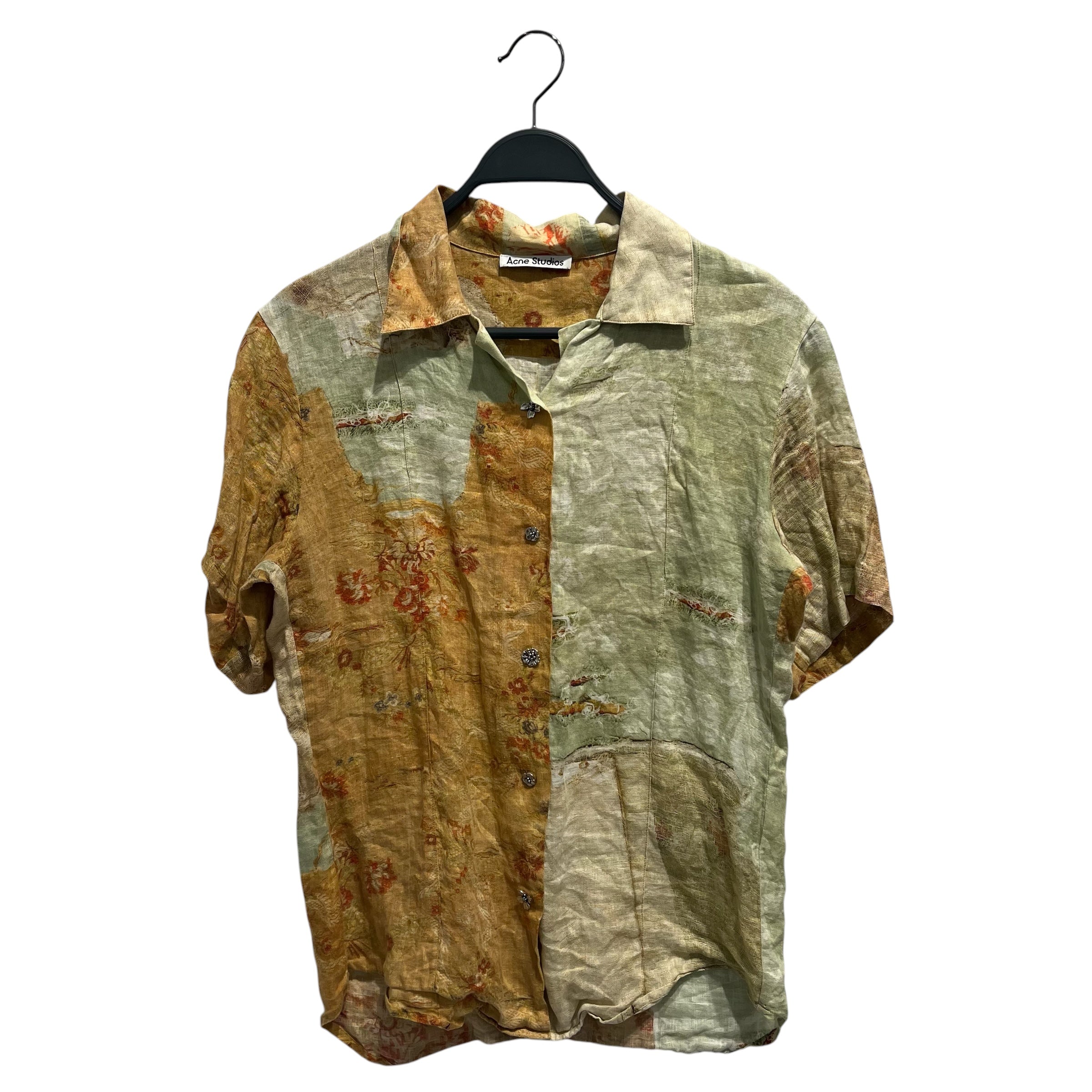 Acne Studios/3|4S Shirt/36/Linen/MLT/FNWNBLU000795 view 1