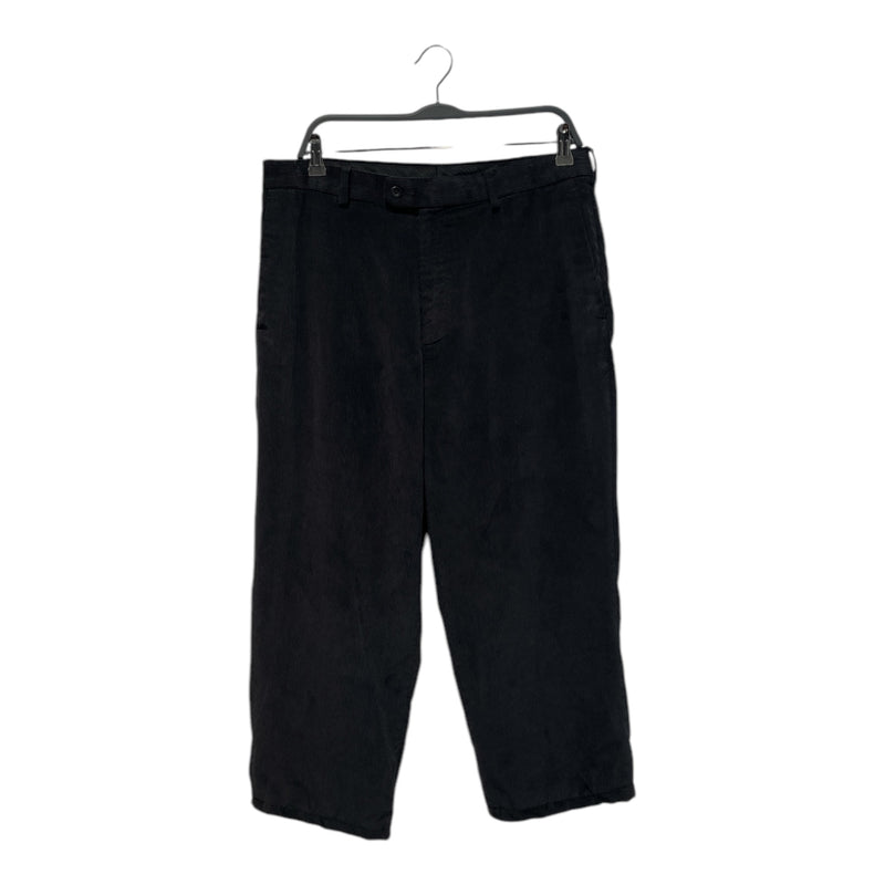 PERRY ELLIS/Straight Pants/34/Cotton/BLK/Ankle/Corduroy