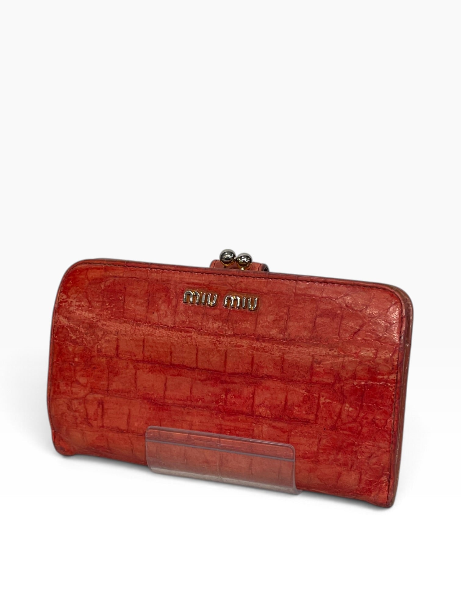 MIU MIU/Long Wallet/Leather/PNK/L's/VINTAGE FRENCH WALLET view 2