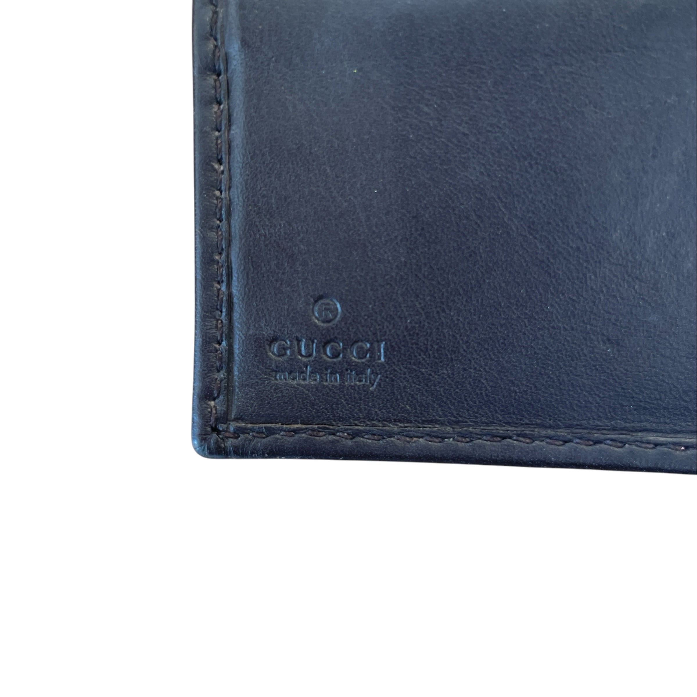 GUCCI/Bifold Wallet/Monogram/Leather/CML/L's/CANVAS / REDGREENFLAP view 5