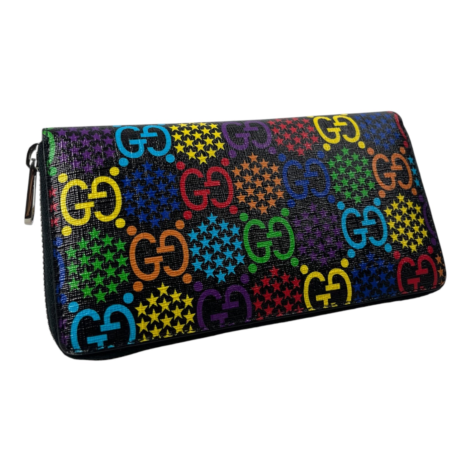 GUCCI/Long Wallet/Monogram/Leather/MLT/L's/GG PSYCHEDELIC ZIP AROUND view 1