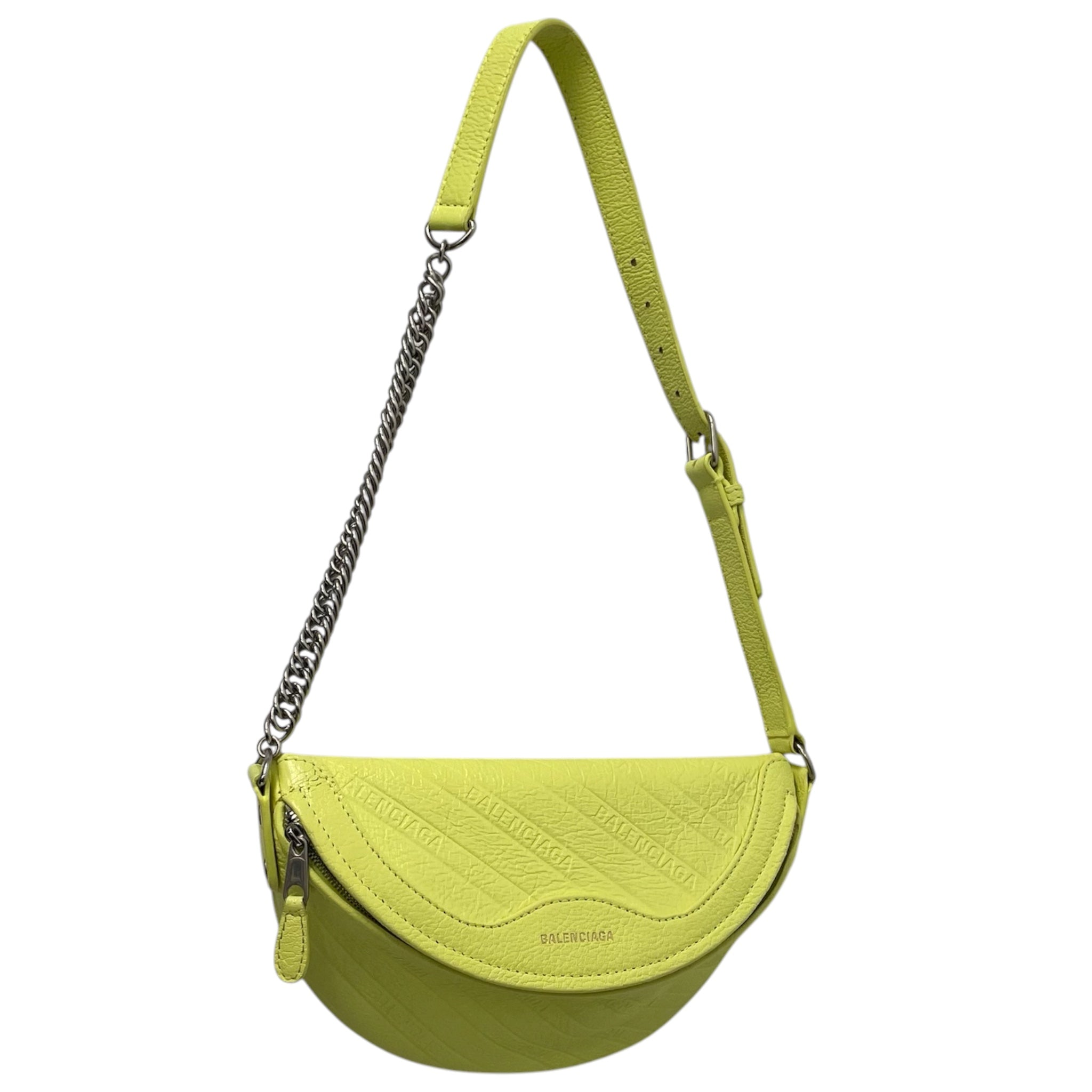 BALENCIAGA/Cross Body Bag/Leather/YEL/ view 1
