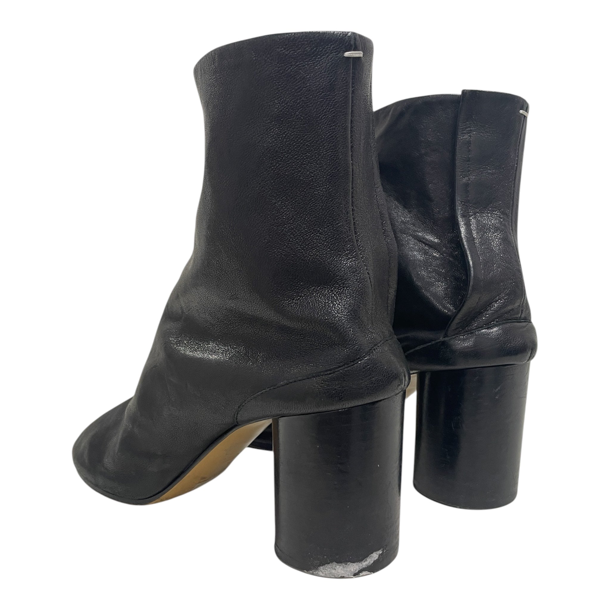 Maison Margiela/Heels/US 7/Leather/BLK/blk tabi heel view 2
