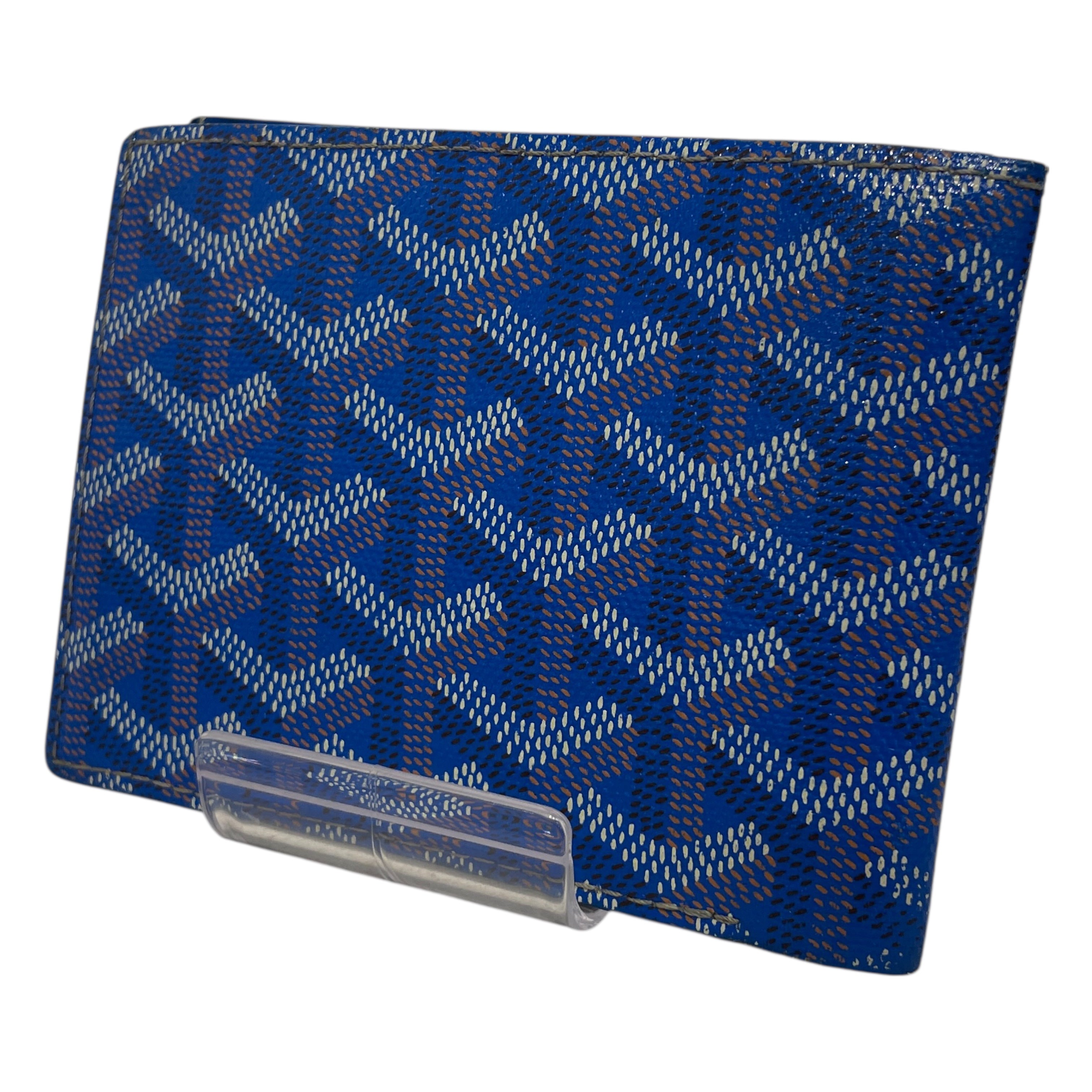 GOYARD/Trifold Wallet/Monogram/Leather/BLU/MAE020217 view 2