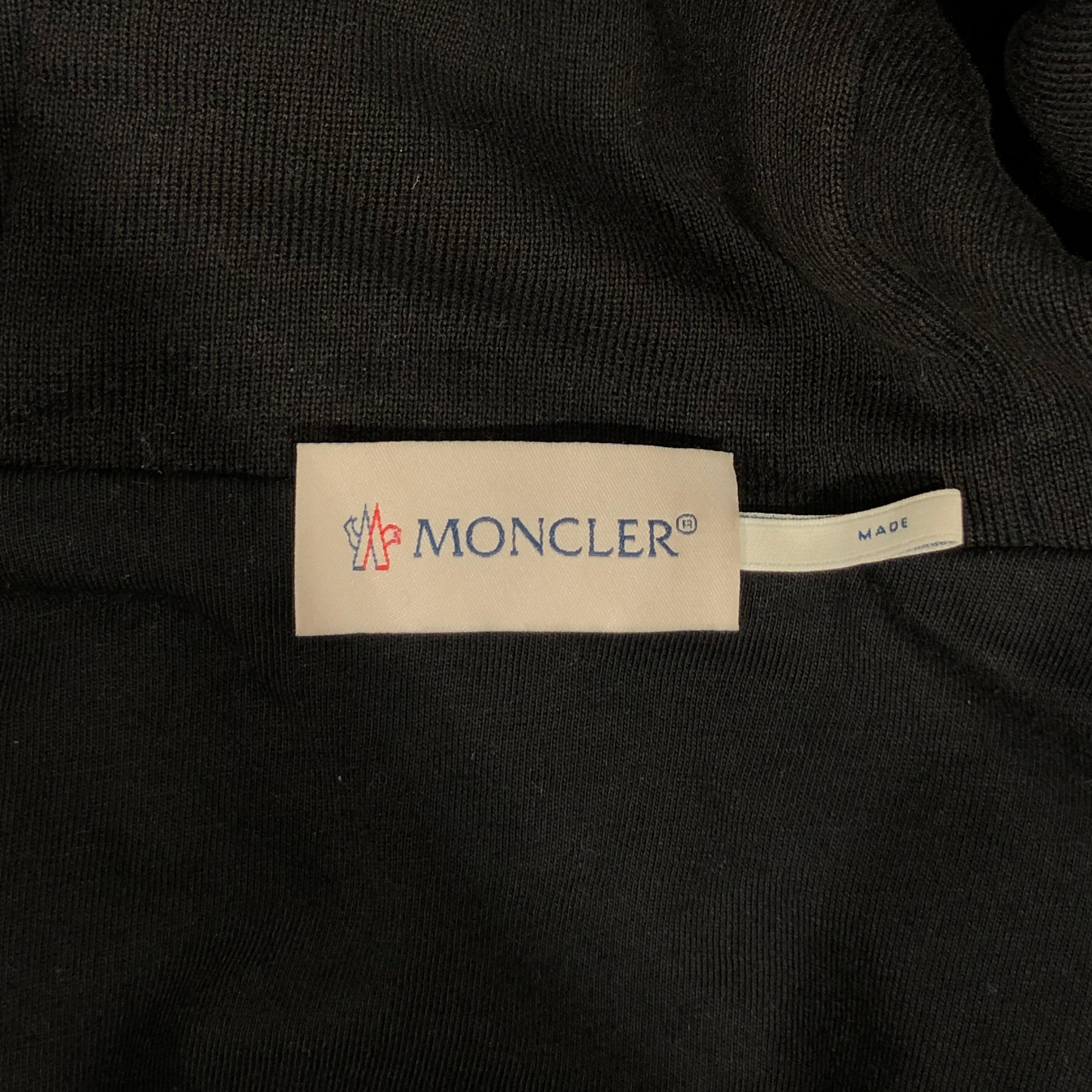 MONCLER/Zip Up Hoodie/L/Cotton/BLK/ view 3