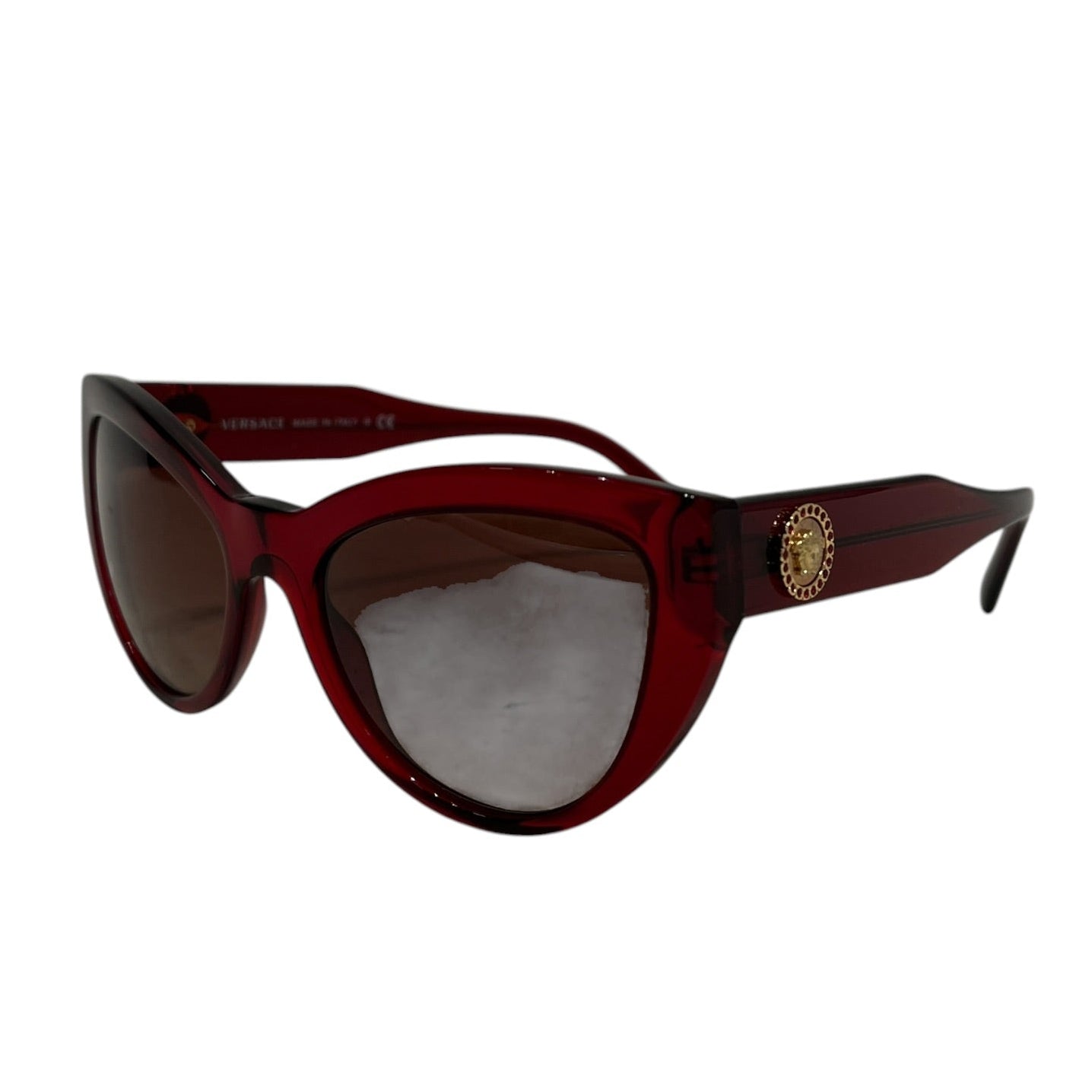 VERSACE/Sunglasses/Plastic/RED/L's/cat-eye medusa gold 4381-B view 2