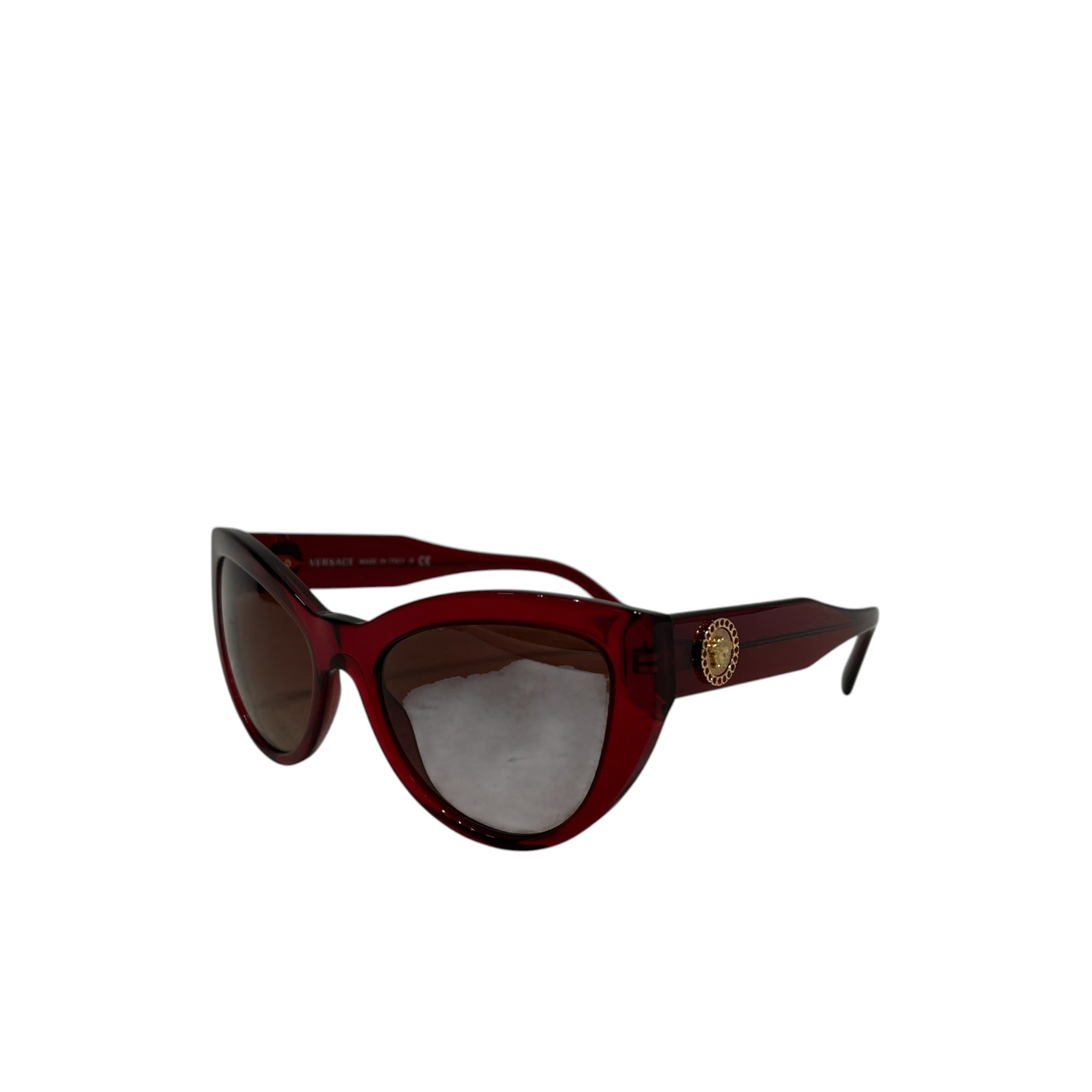 VERSACE/Sunglasses/Plastic/RED/L's/cat-eye medusa gold 4381-B view 2