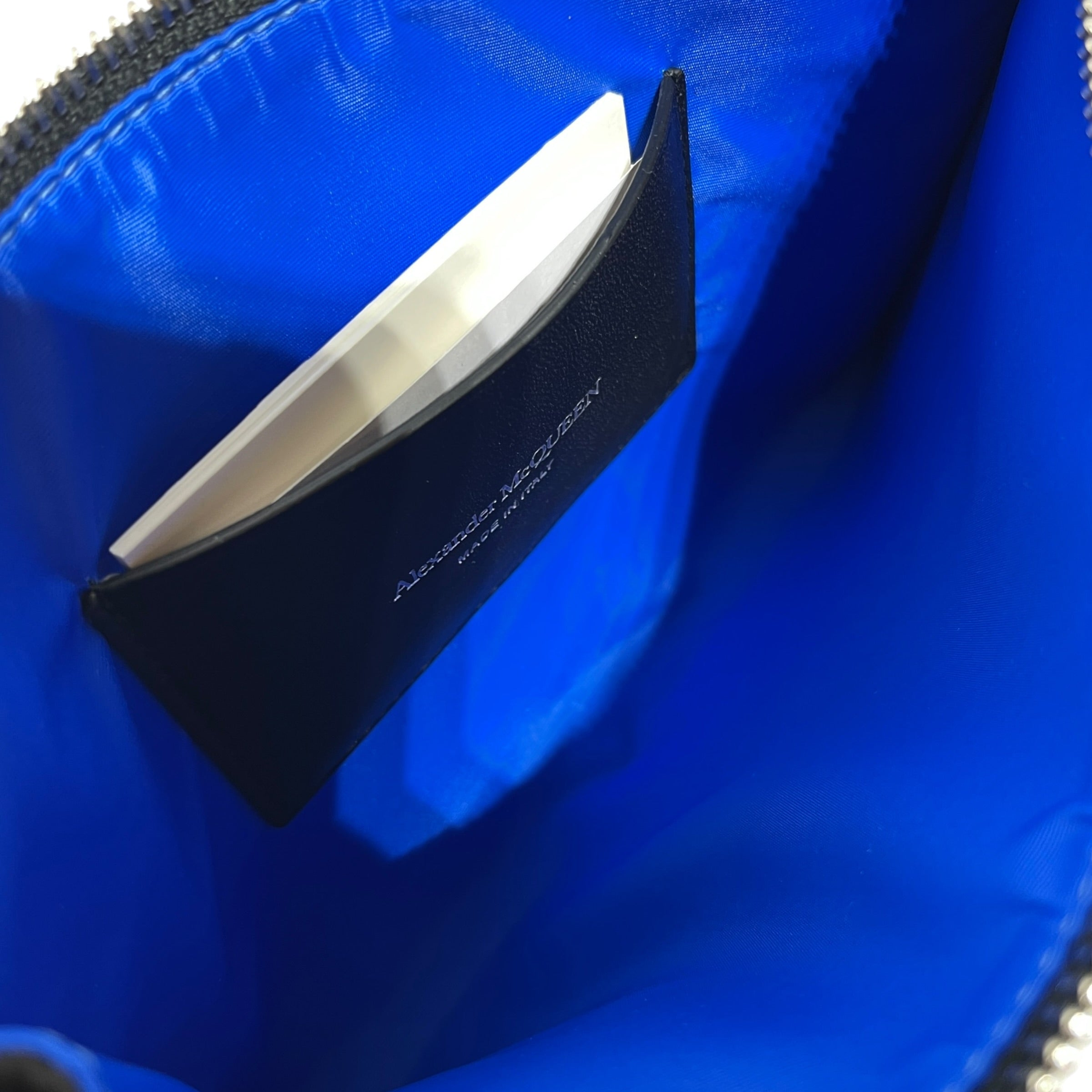 Alexander McQueen/Hand Bag/Nylon/BLK/V SHAPED DETAIL POUCH view 4