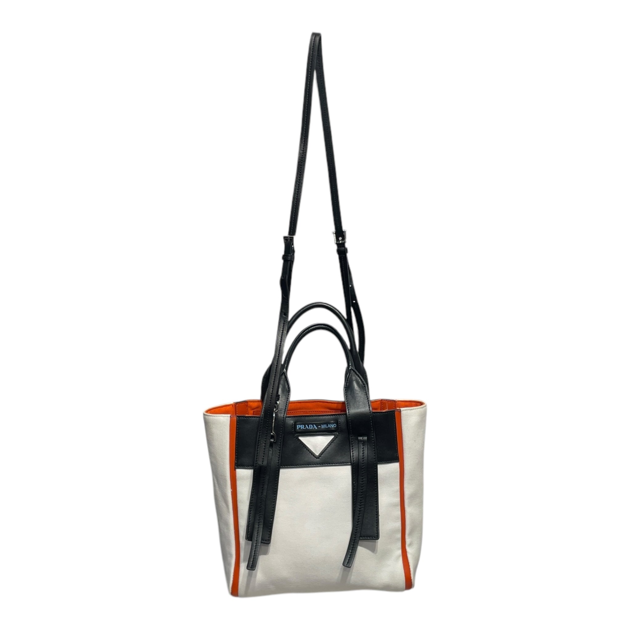 PRADA/Hand Bag/OS/Cotton/WHT/OUVERTURE view 2