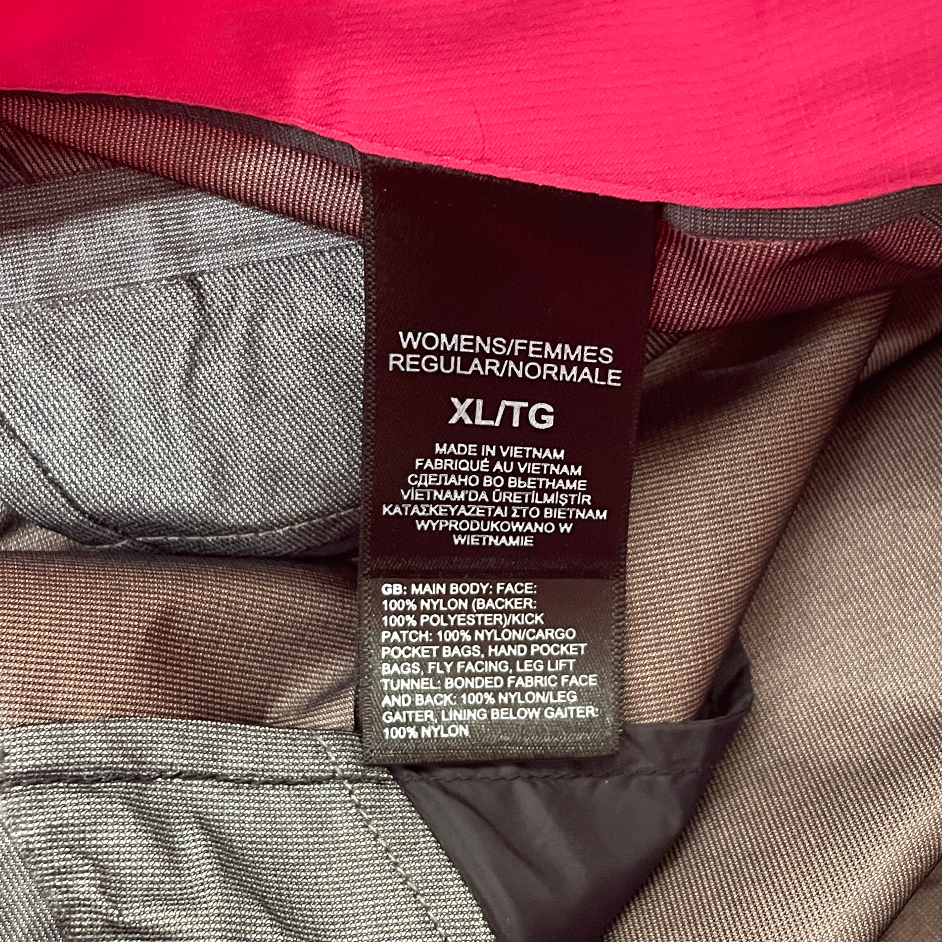 THE NORTH FACE/Pants/XL/Gore-Tex/PNK/SNOWBOARD PANTS view 4