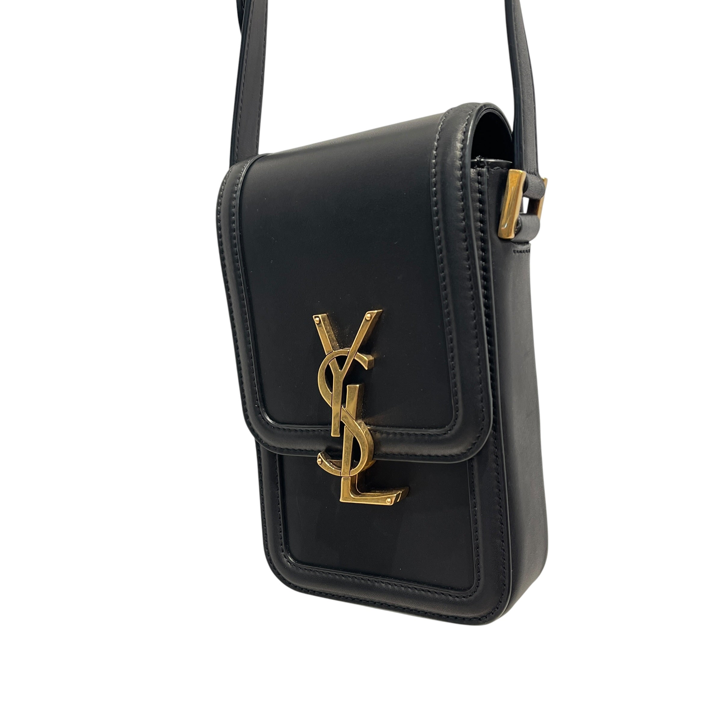 YVES SAINT LAURENT/Hand Bag/Leather/BLK/SOLFERINO view 3