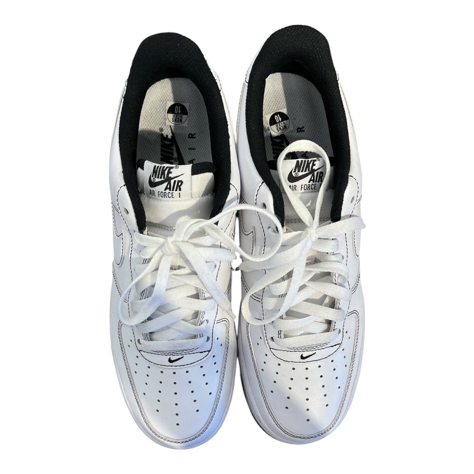 NIKE/Low-Sneakers/US 10/WHT/B&W view 4