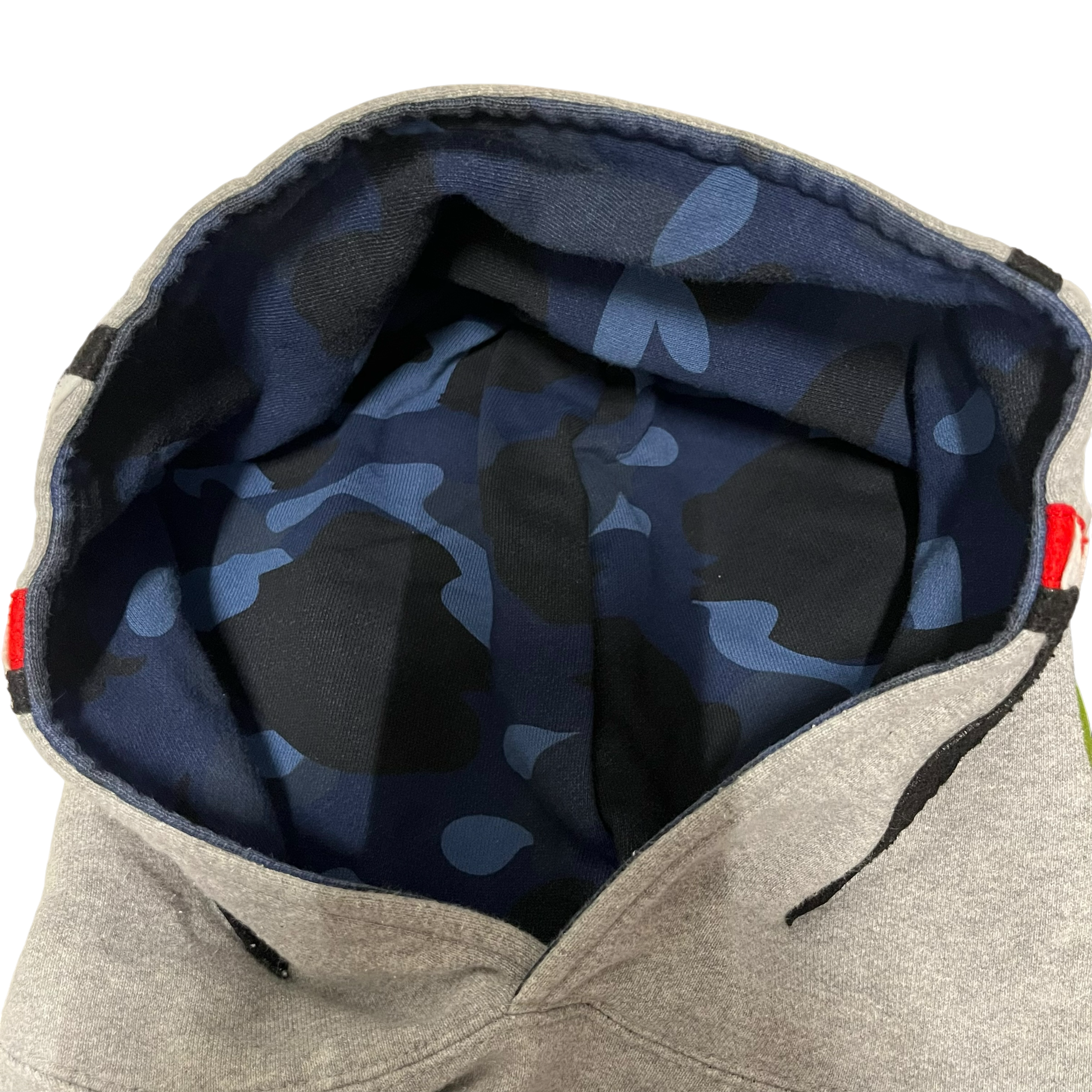 A BATHING APE/Hoodie/S/Cotton/GRY/abc pullover view 6