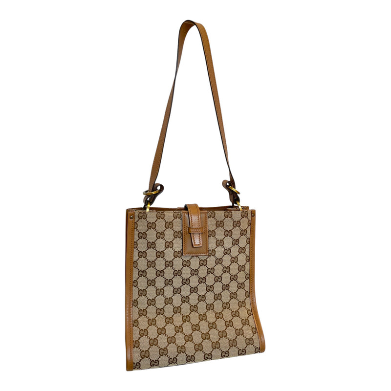 GUCCI/Tote Bag/OS/Monogram/Leather/BEG/GG SHOULDER BAG