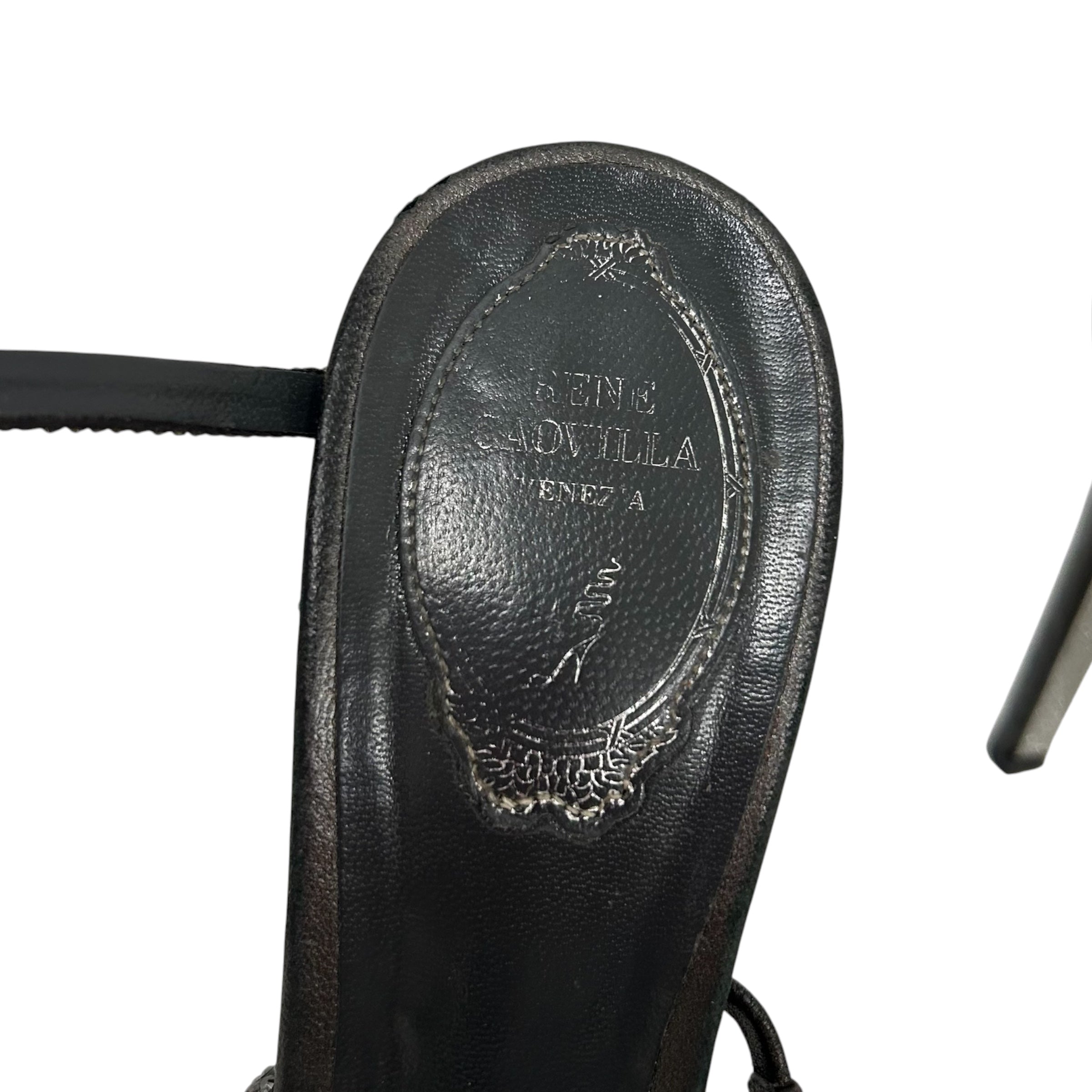 Rene Caovilla/Heels/US 7/BLK/Black Crystal Stiletto view 4