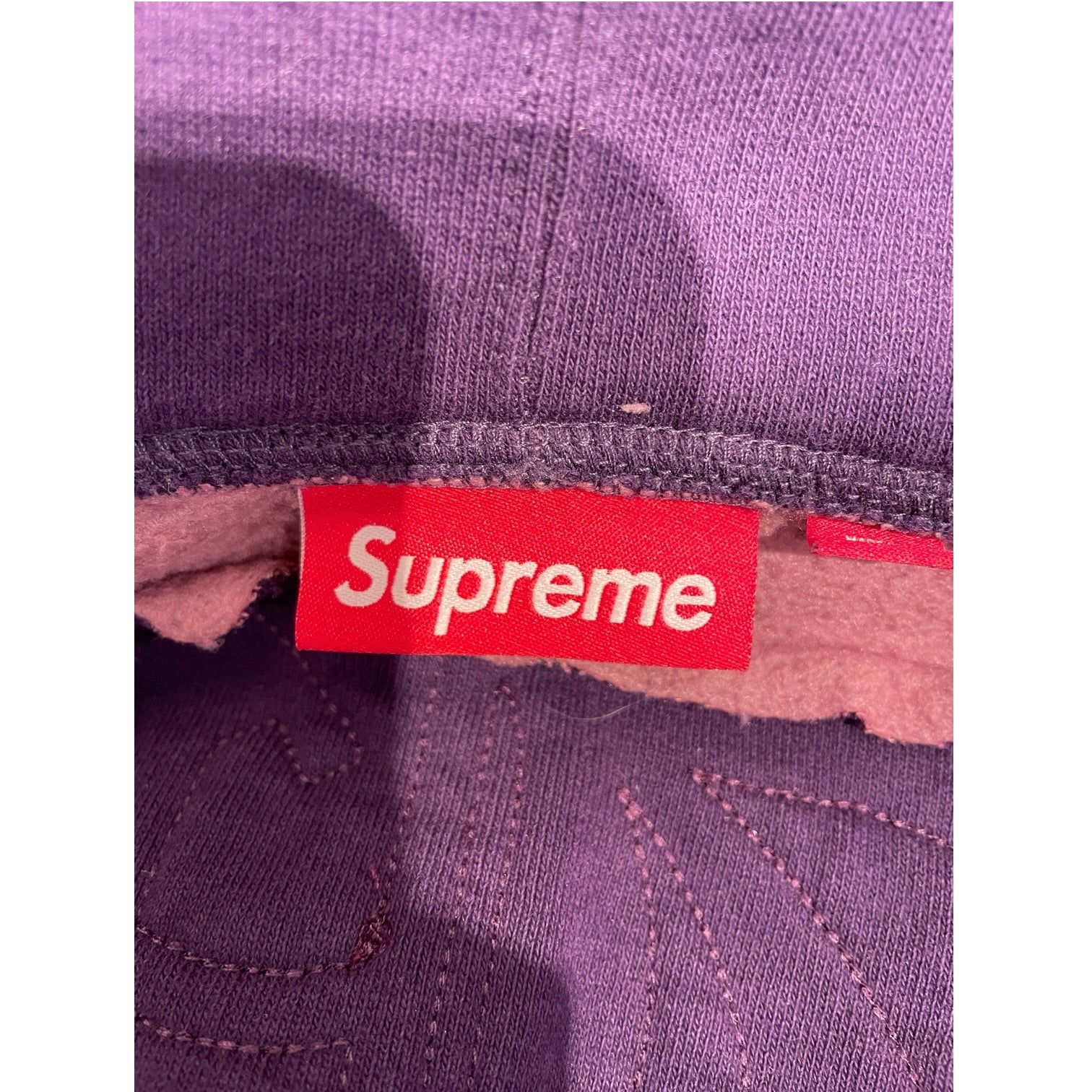 Supreme/Hoodie/L/Cotton/PPL/Cut Out Purple Zip Up Hoodie view 3