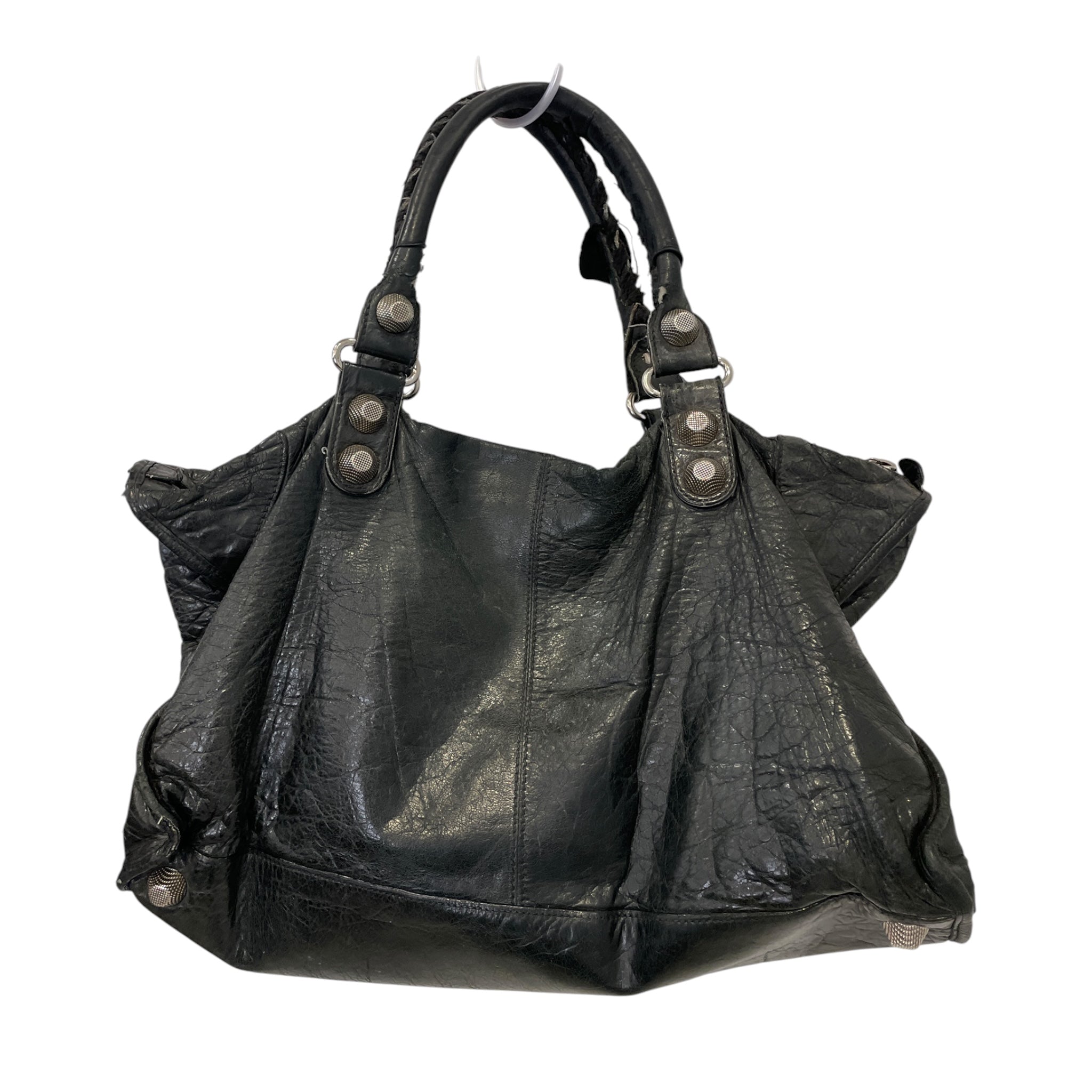 BALENCIAGA/Hand Bag/Leather/BLK/CITY BAG SILVER ZIP BRMYYKT view 2