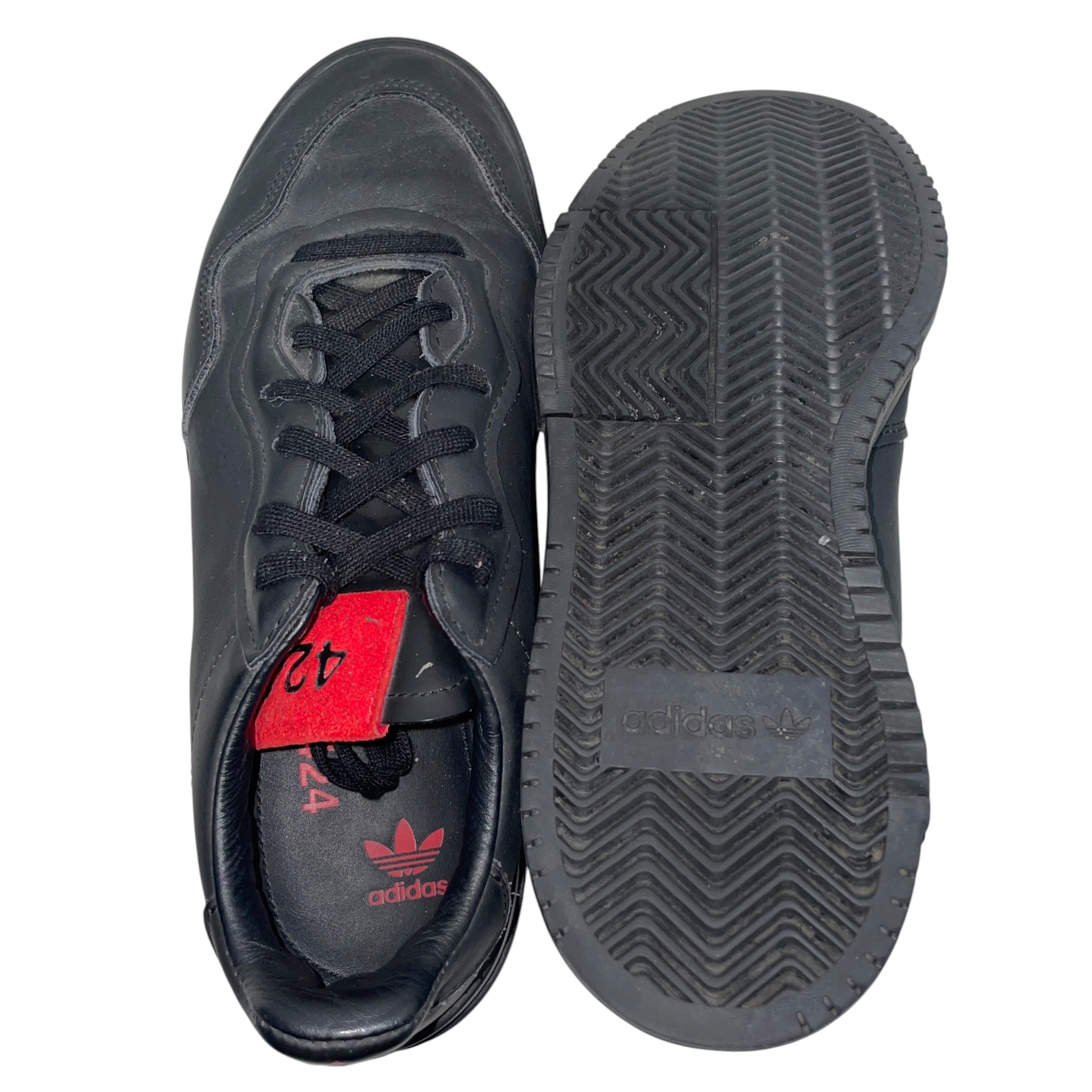 adidas/424(FourTwoFour)/Low-Sneakers/US 9/Leather/BLK/SC Premiere view 4