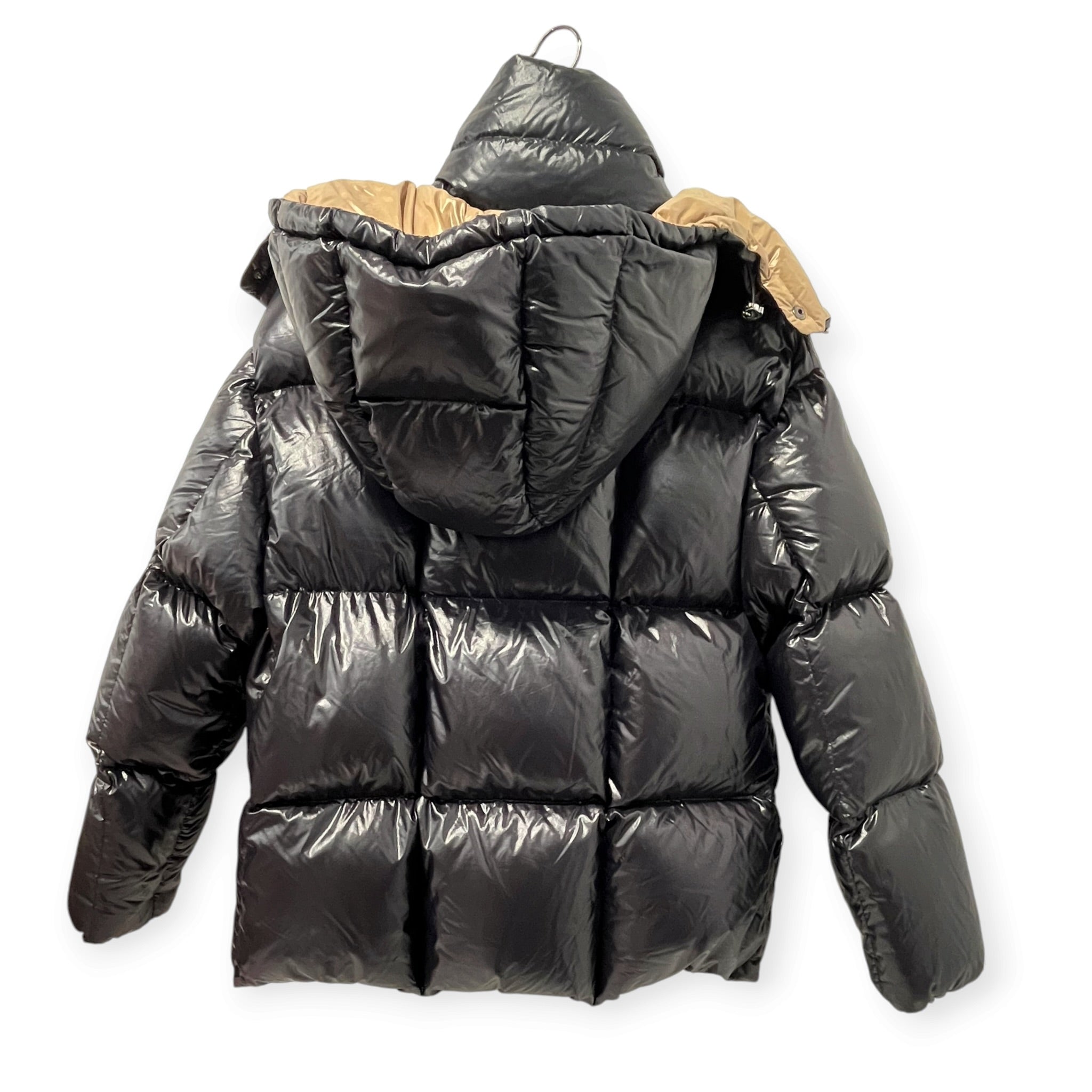 MONCLER/Puffer Jkt/3/Nylon/BLK/HOODED DOWN COAT view 5