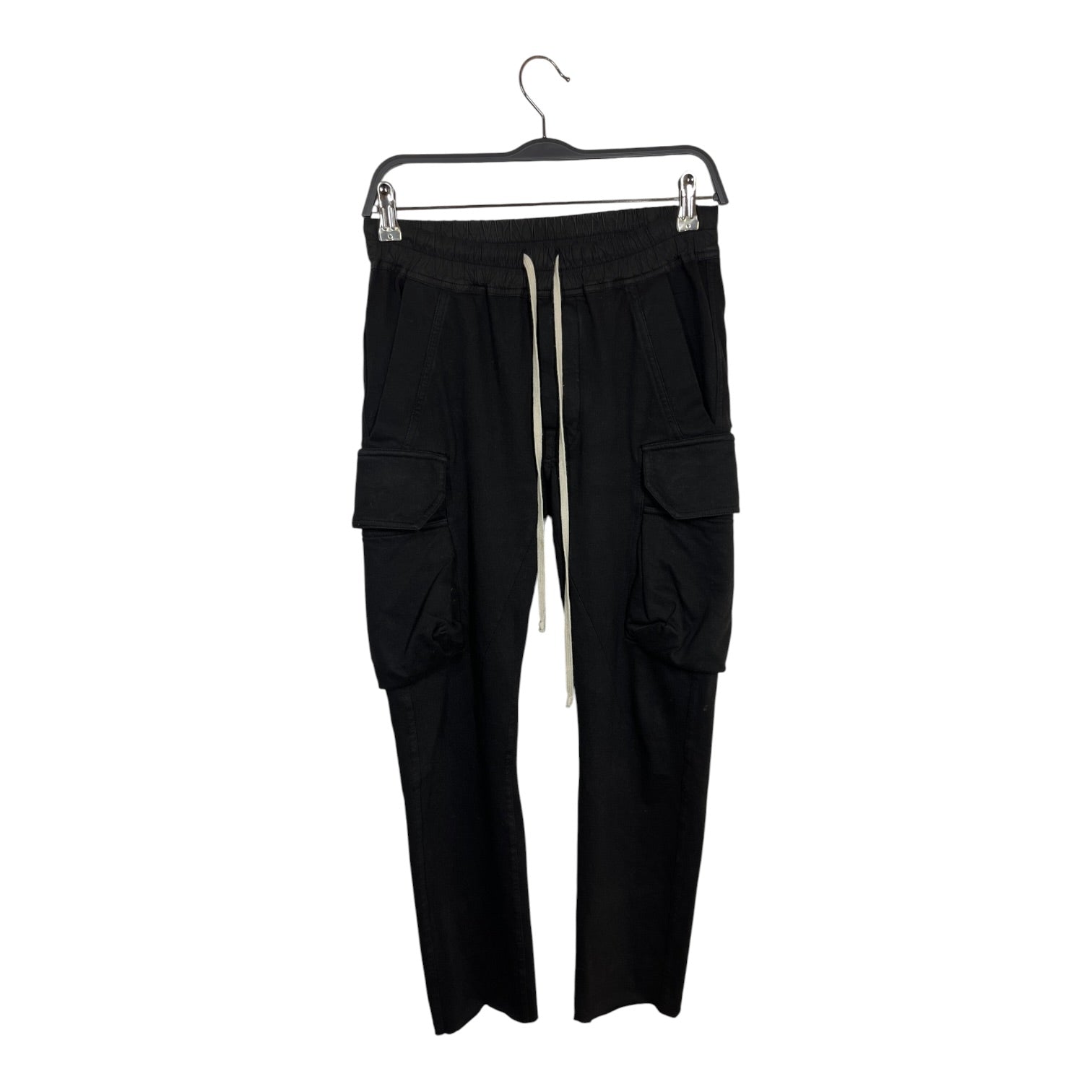 RICK OWENS DRKSHDW/Straight Pants/XS/Cotton/BLK/Mastodon Cut view 1