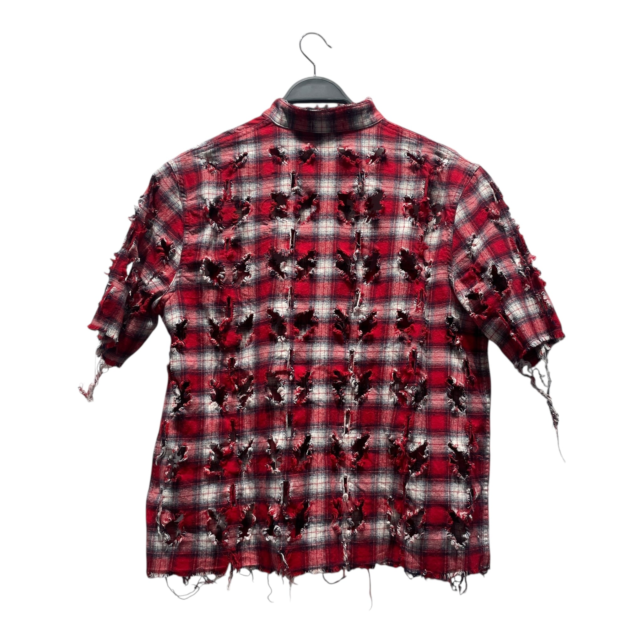 JUNTAE KIM/SS Shirt/L/Cotton/RED/All Over Print/ view 2