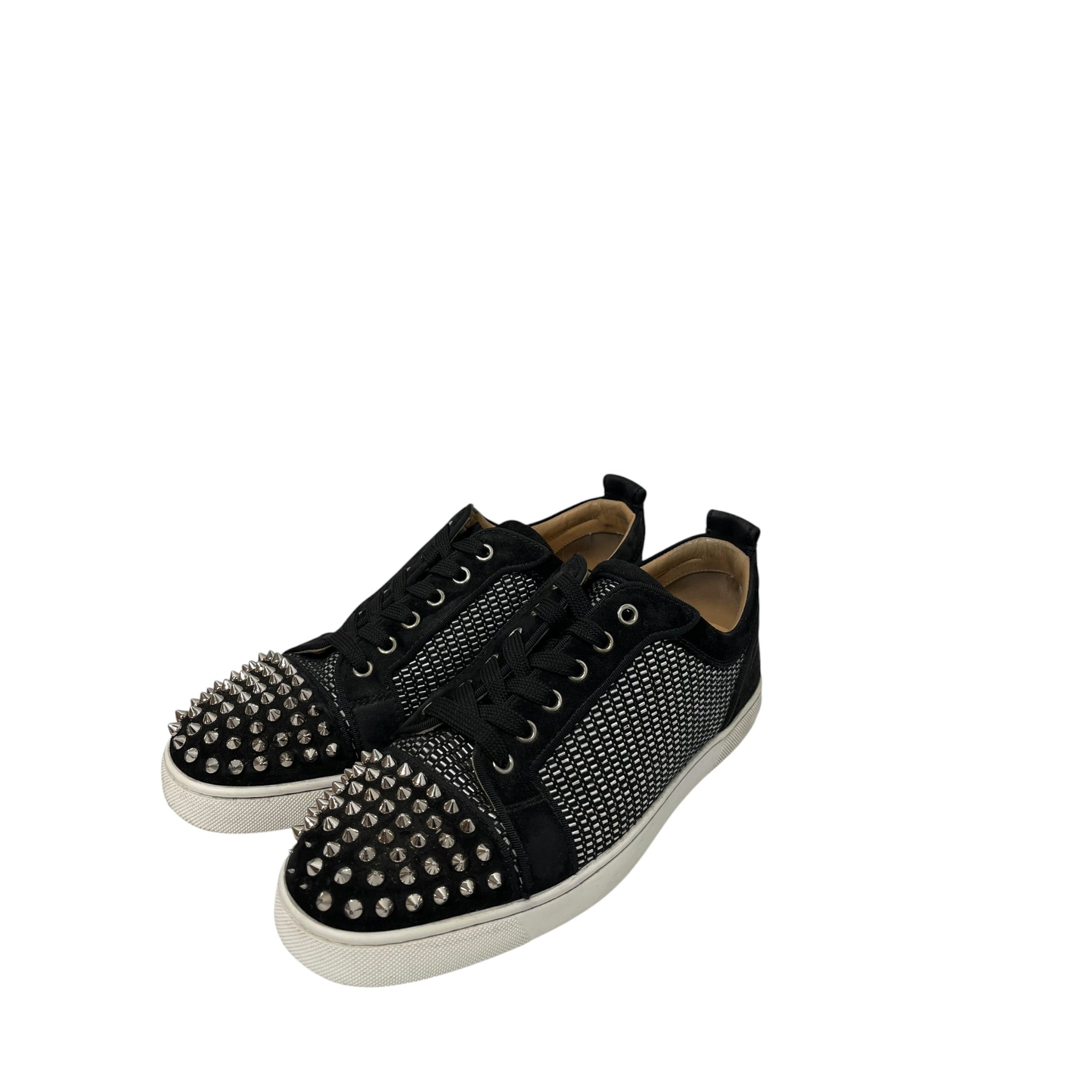 Christian Louboutin/Low-Sneakers/EU 42/BLK/SILVER SPIKE STUD JUNIOR SPIKE view 2