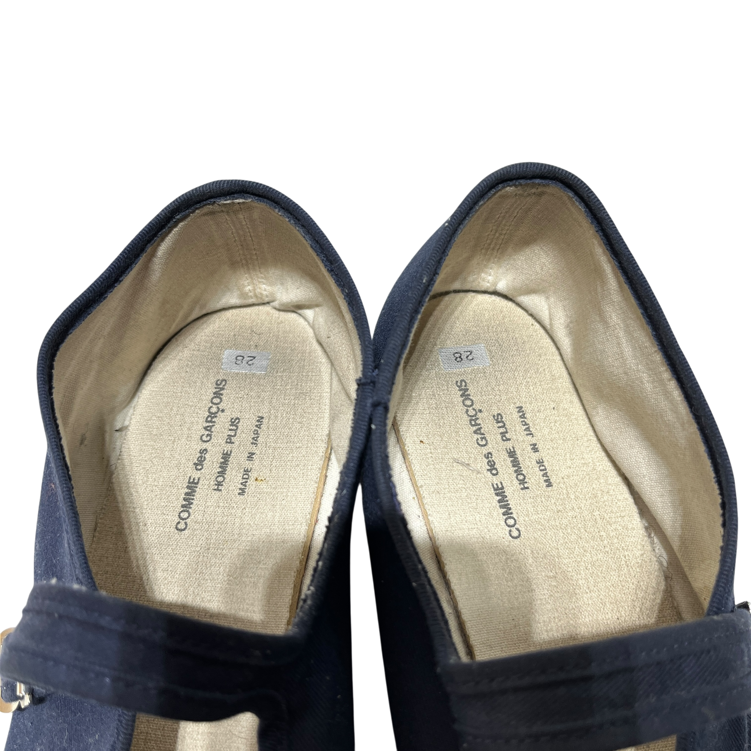 COMME des GARCONS HOMME/Flat Shoes/US 10/NVY/ view 3