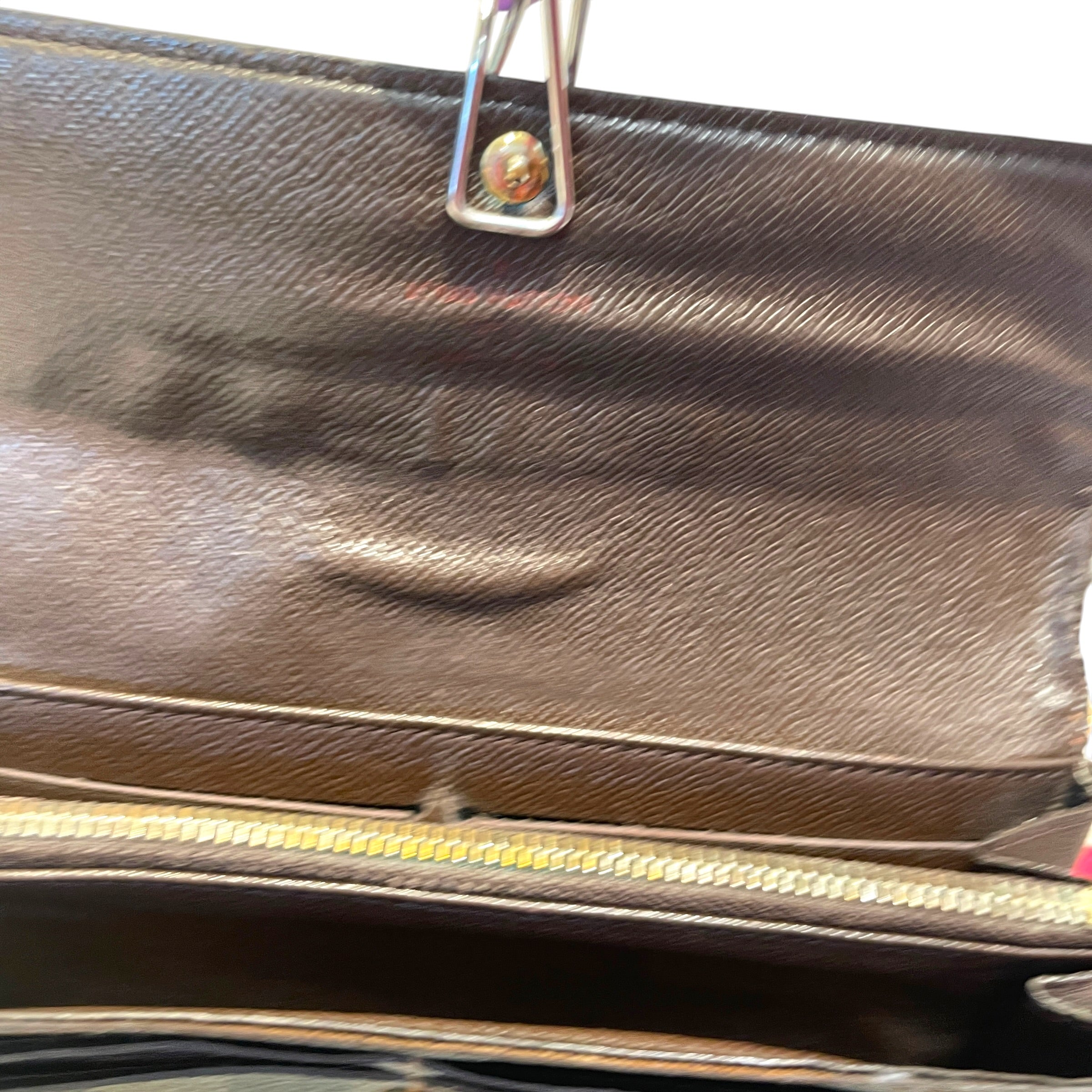 LOUIS VUITTON/Bifold Wallet/Monogram/Leather/BRW/L's/Damier Azur Sarah Wallet view 3