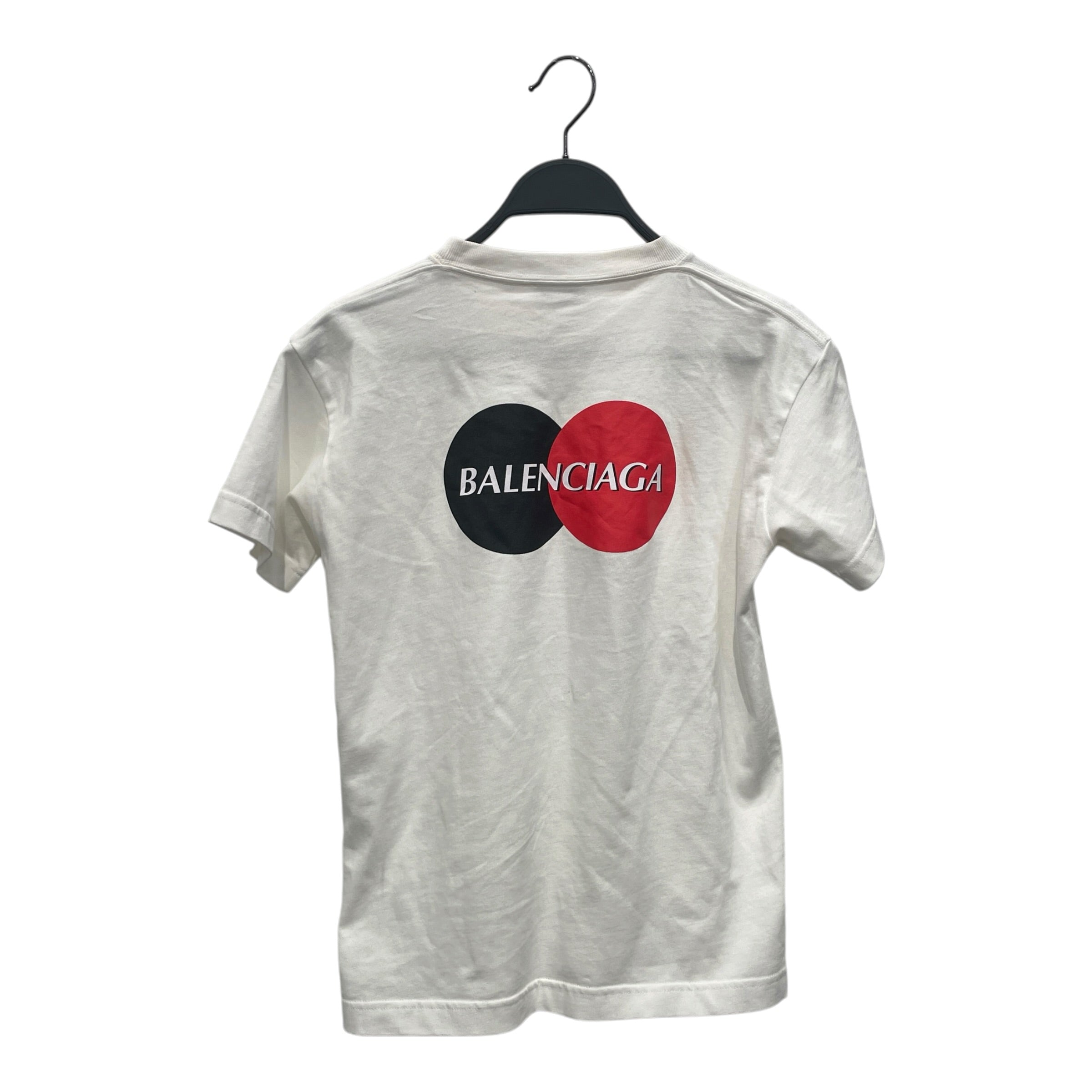 BALENCIAGA/T-Shirt/M/Cotton/WHT/BB MASTERCARD BABY TEE view 2