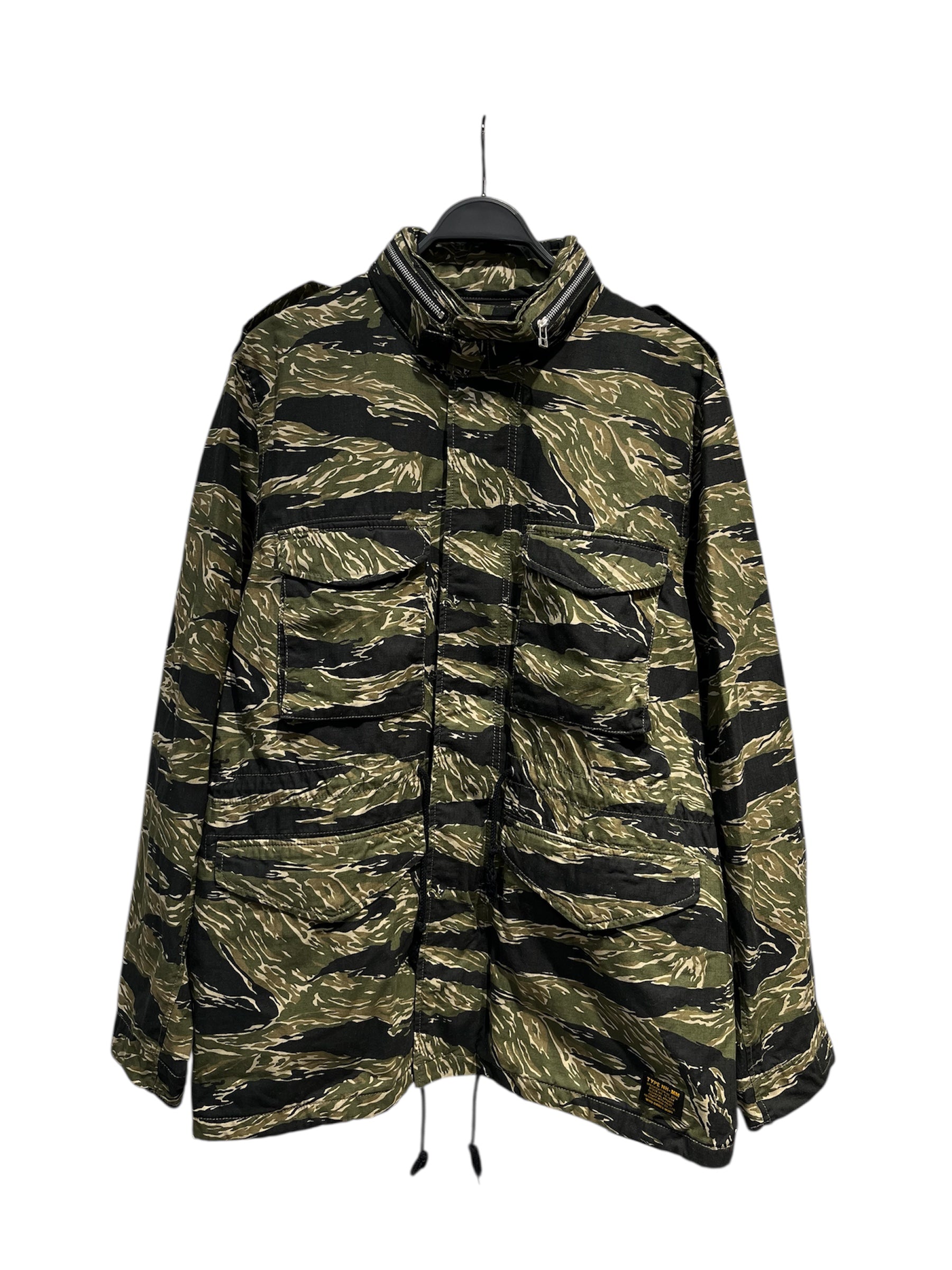 NEIGHBORHOOD/Mod Parka/XL/Cotton/GRN/Single Breasted/Camouflage/NH-MM view 1