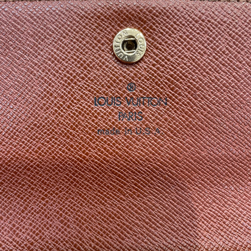 LOUIS VUITTON/Long Wallet/Monogram/Leather/BRW/monogram photobook