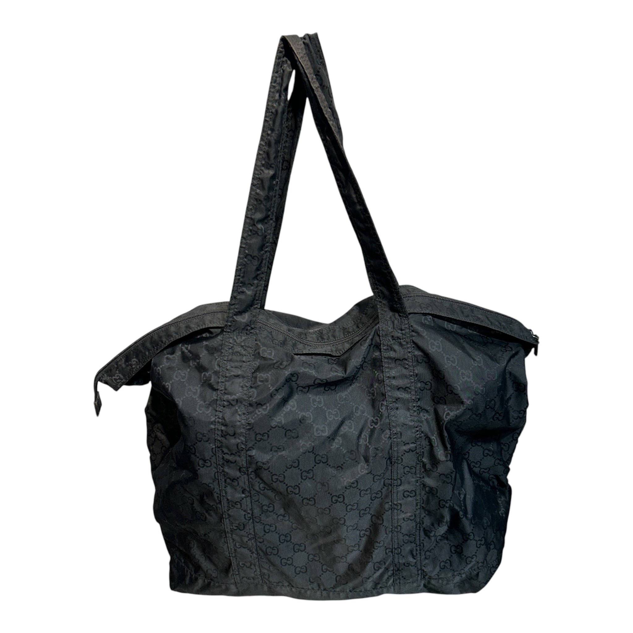 GUCCI/Tote Bag/Monogram/BLK/Monogram Nylon view 2