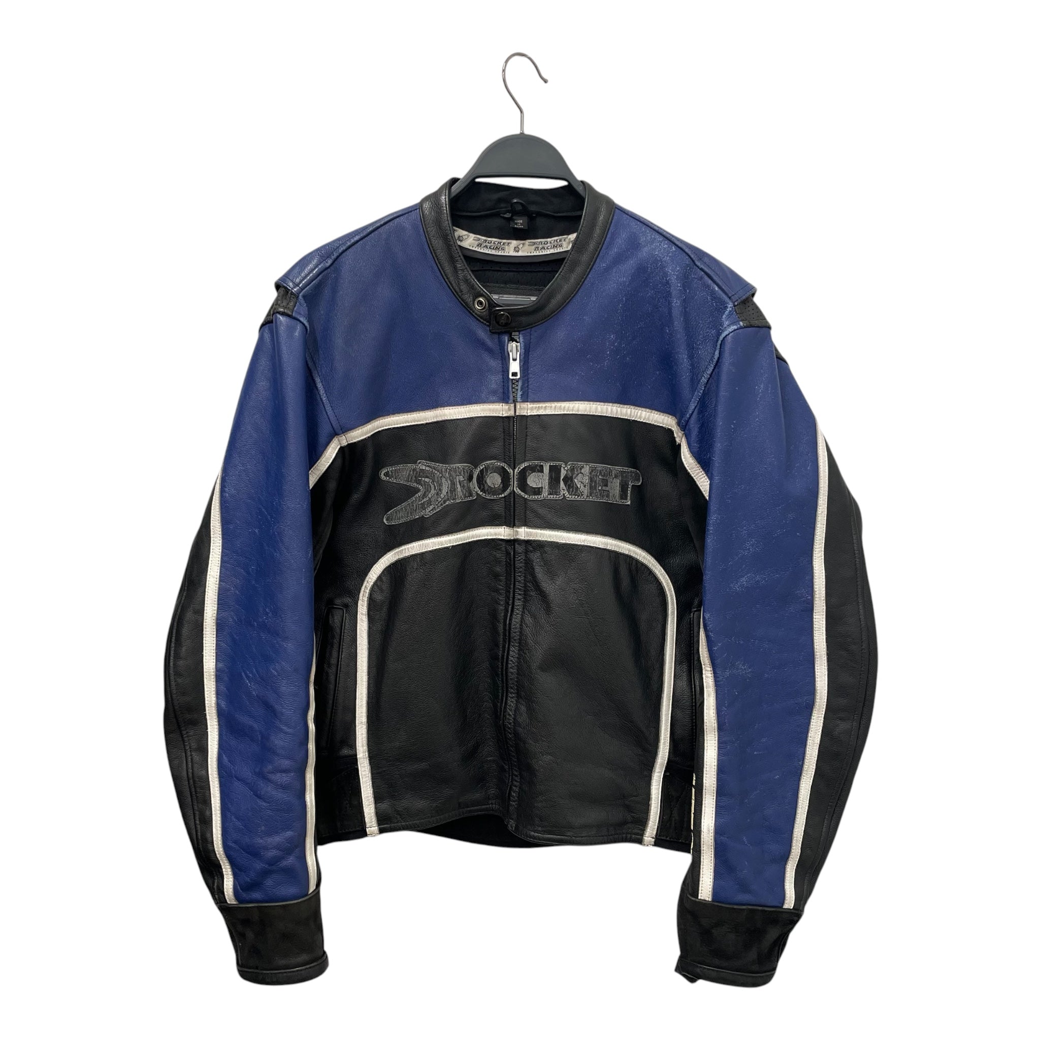 JOE ROCKET/Leather Jkt/M/Leather/BLU/Rocket Racing Moto Jckt view 1